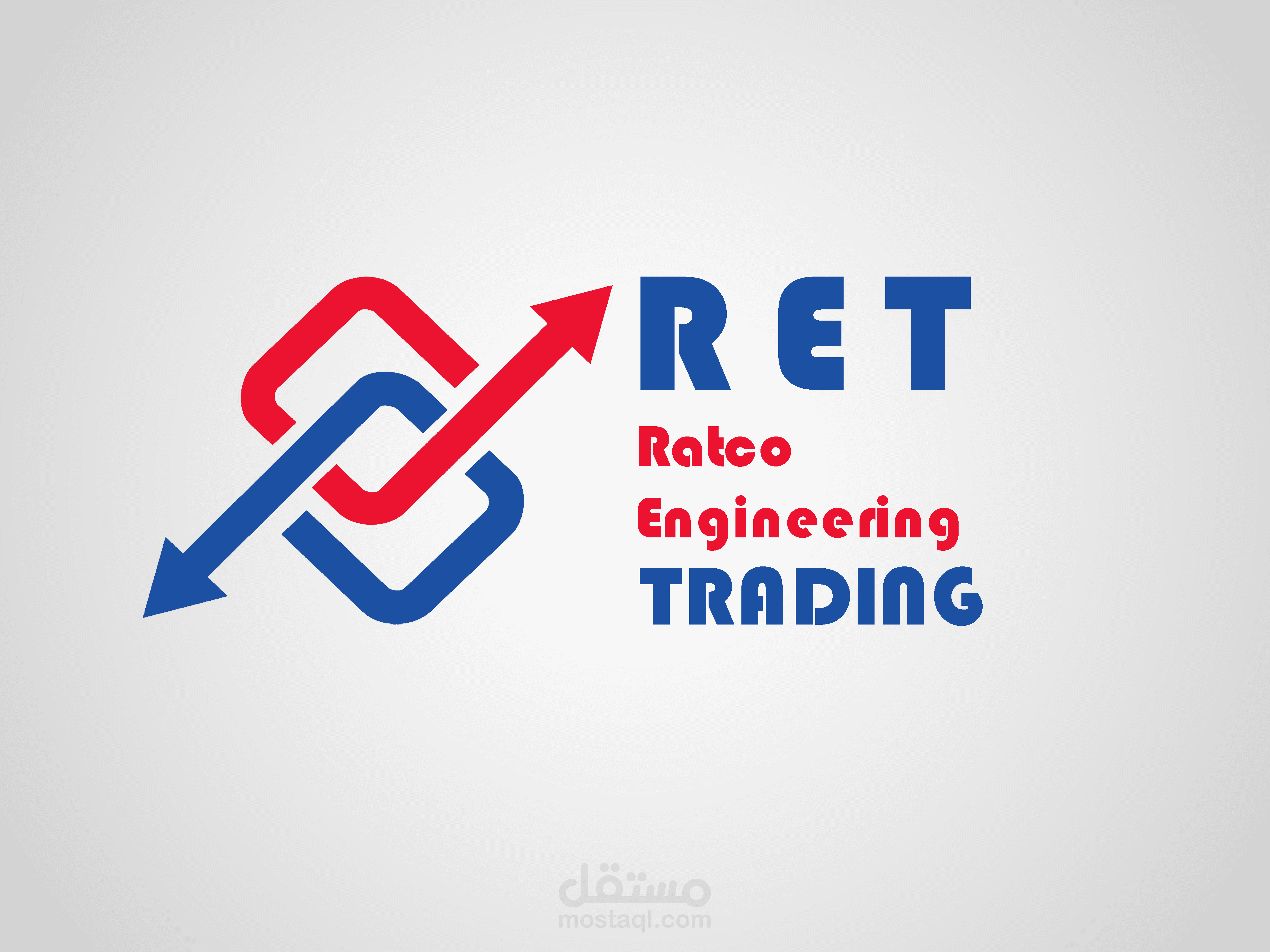 تصميم شعار لشركة RET التجارية Logo design for a RET Trading company I