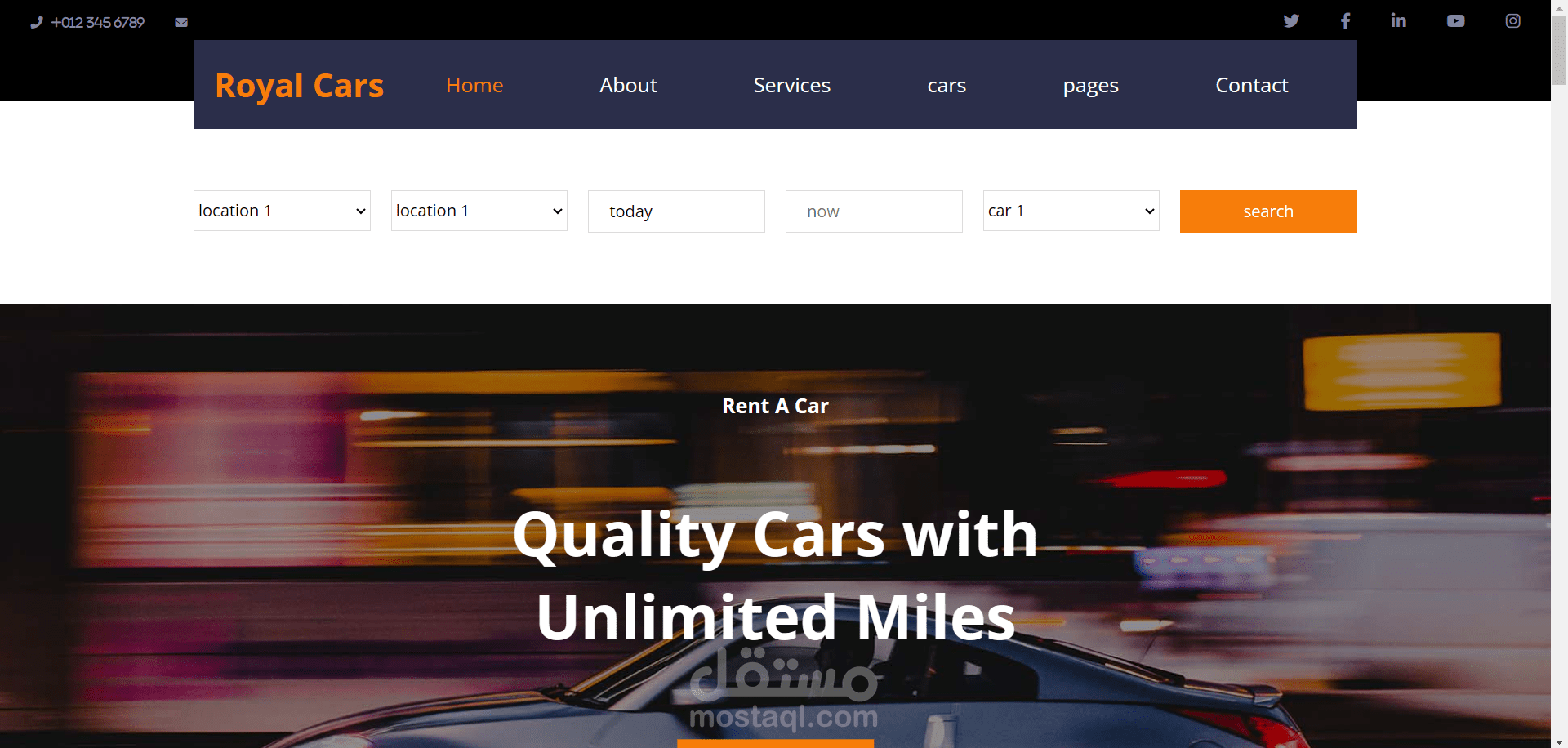 design by html and css