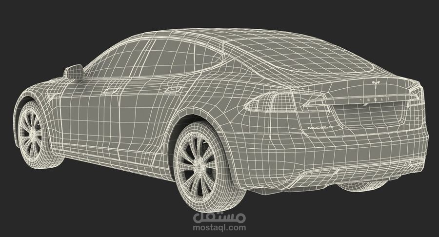 How does the Electric car works 3D animation