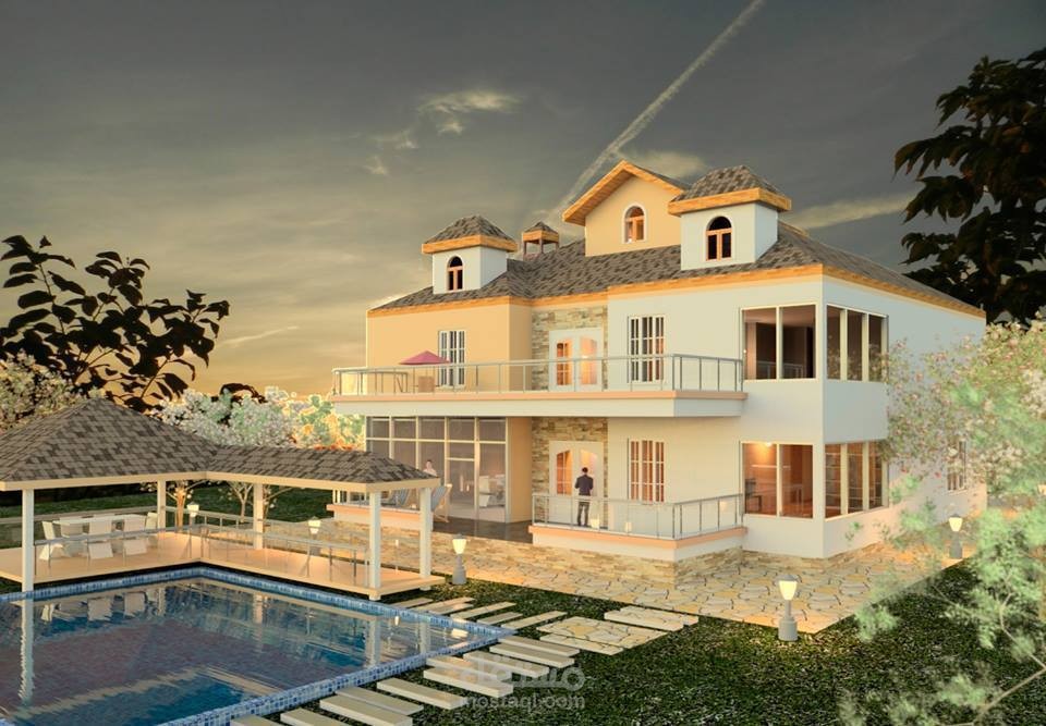 مشاريع معمارية تم تنفيذ بعضها ع ارض الواقع