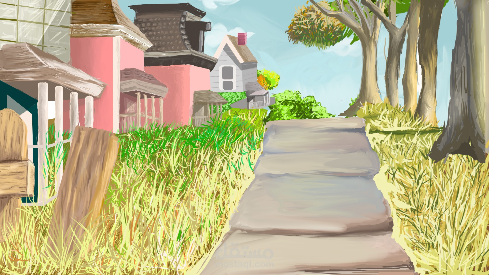 رسم خلفية رسوم متحركة