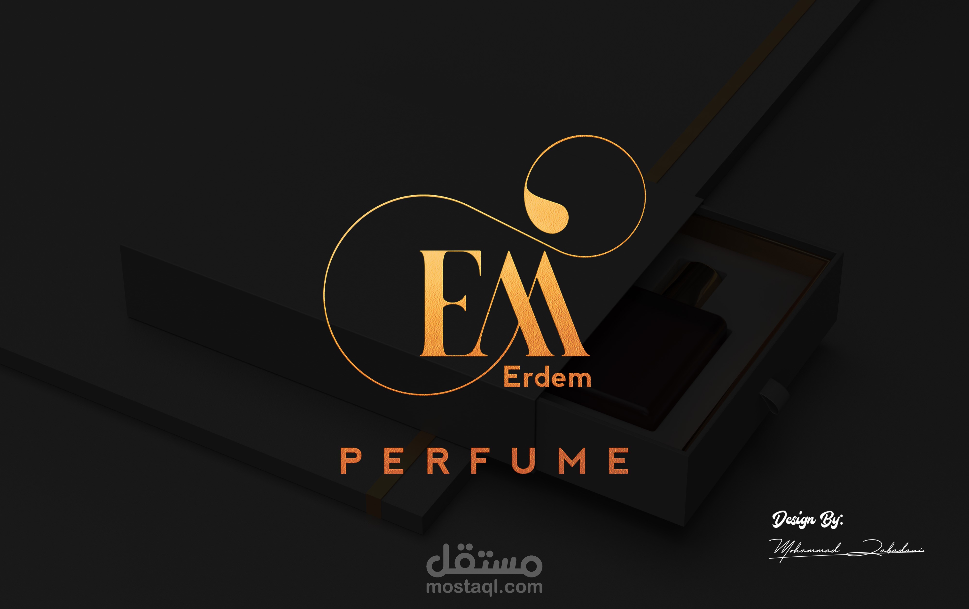 تصميم براند عطر لشركة " Erdem " التركية