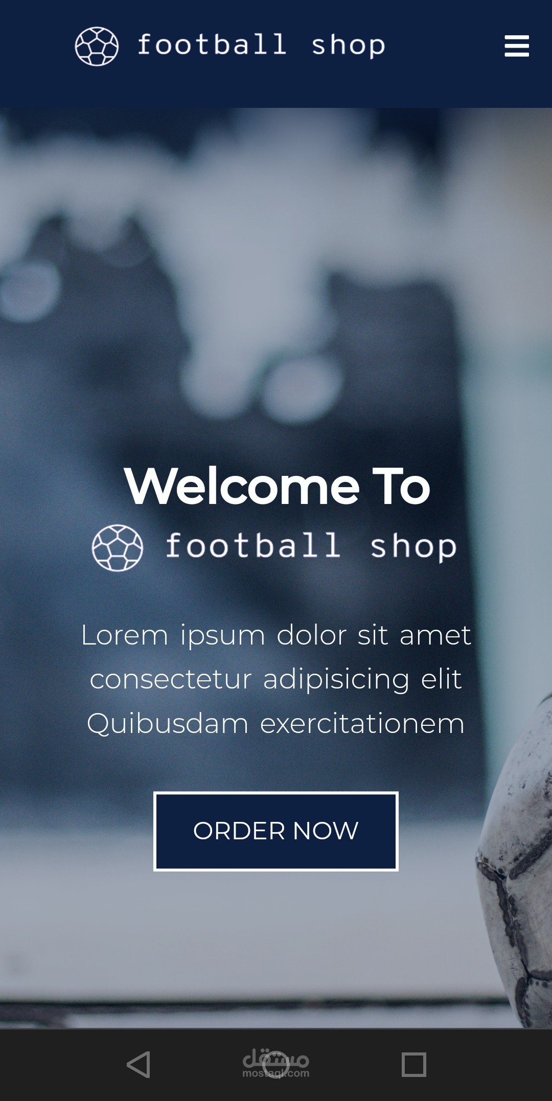 متجر ecommerce