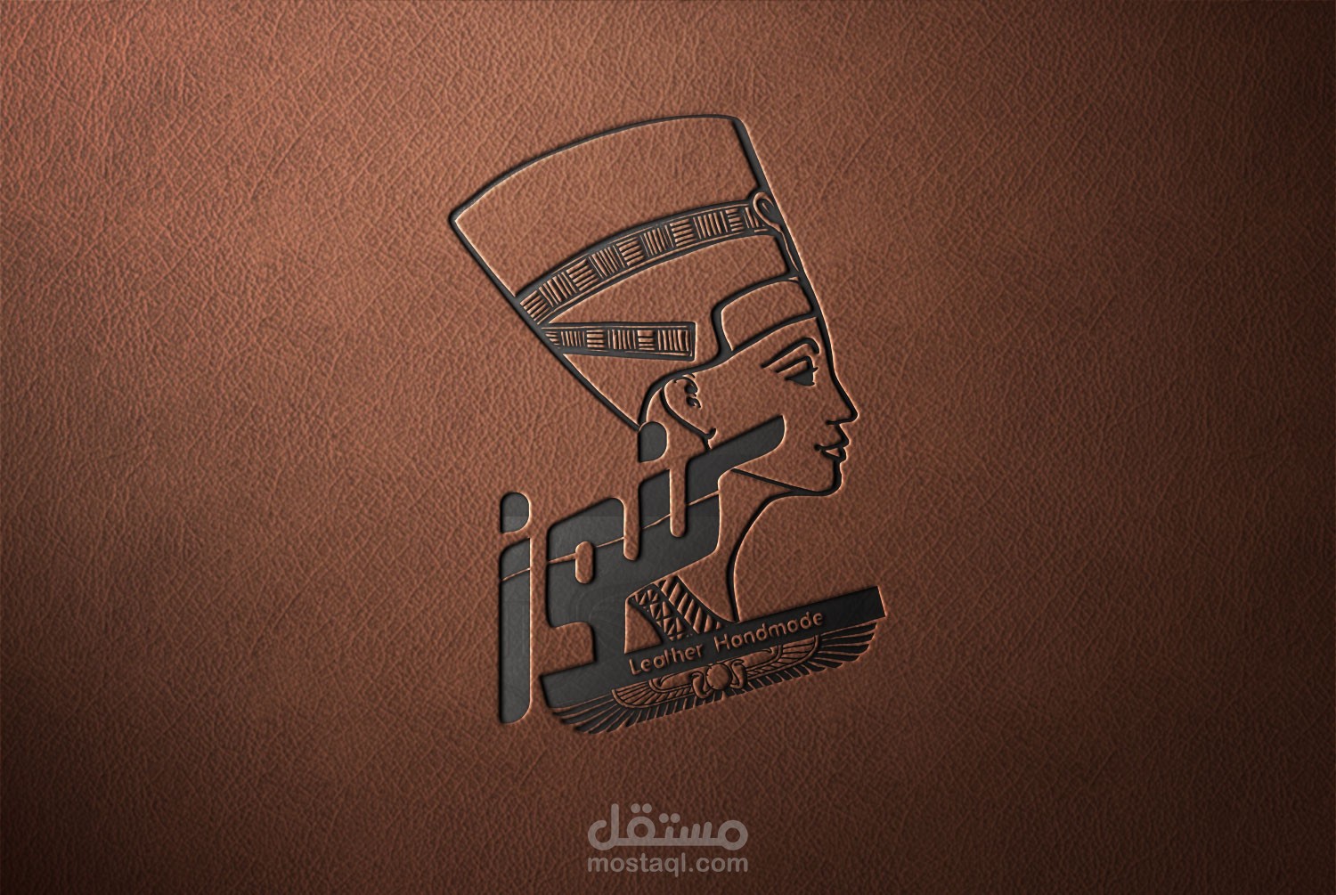 تصميم لوجو ل صفحة اعمال جلدية يدوية