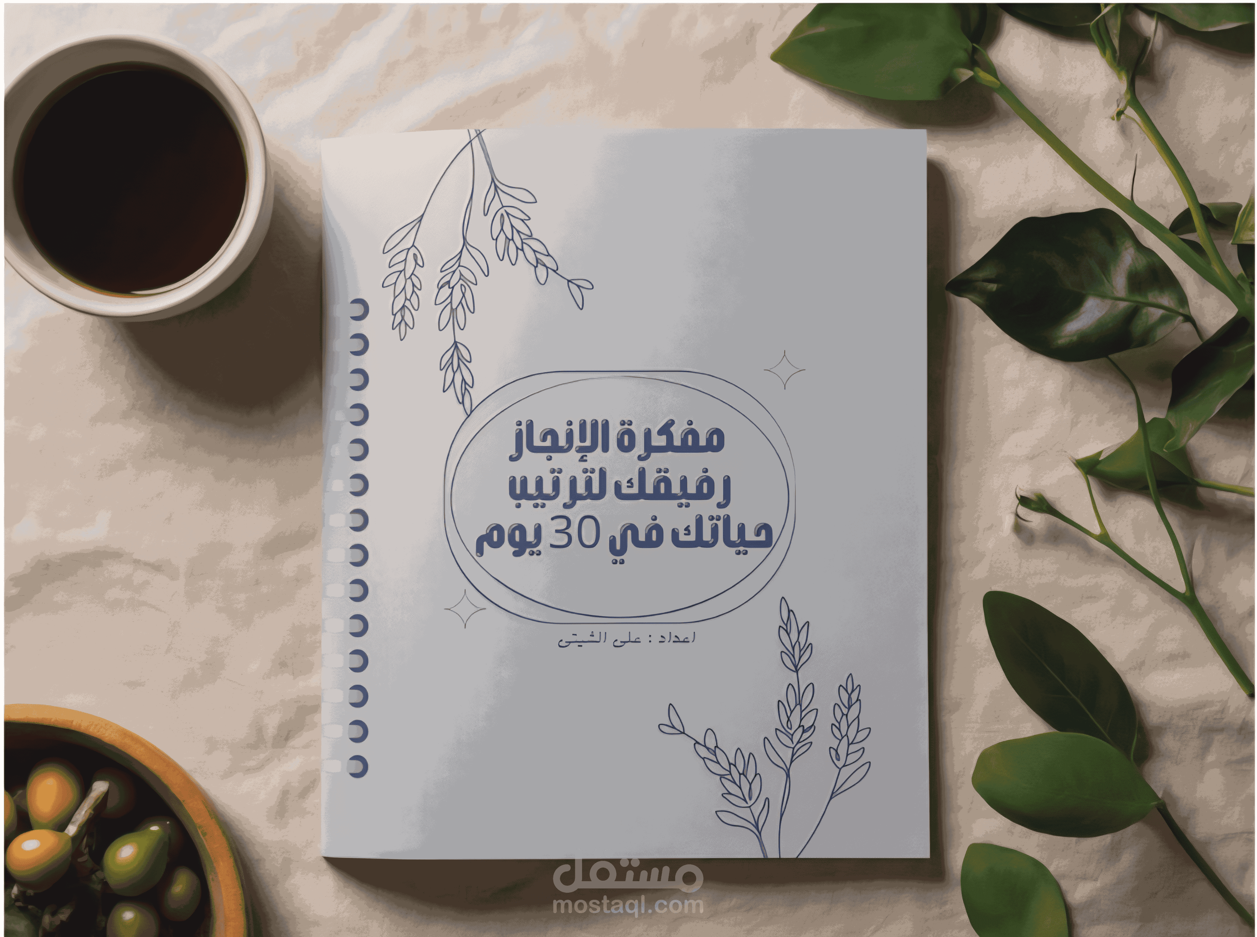 مفكرة الإنجاز الشاملة لـ 30 يوم - رفيقك لتنظيم الوقت وتحقيق الأهداف (PDF جاهز للطباعة)