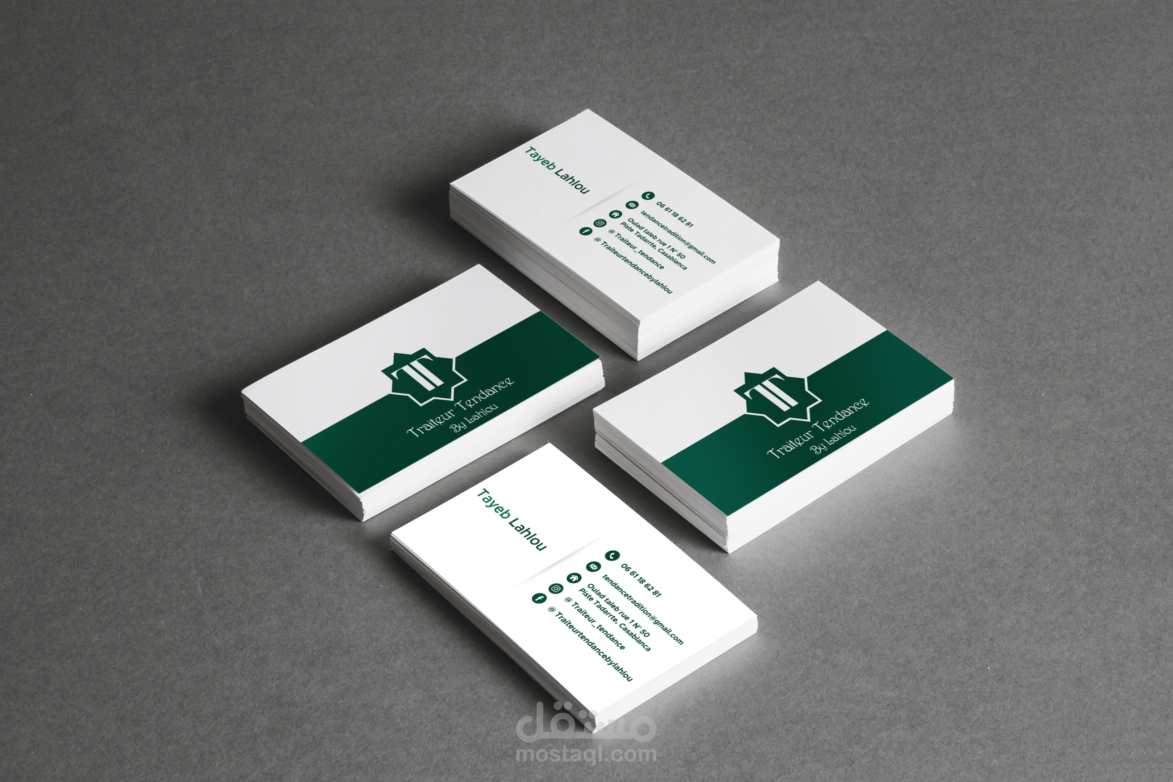 carte visite tendance