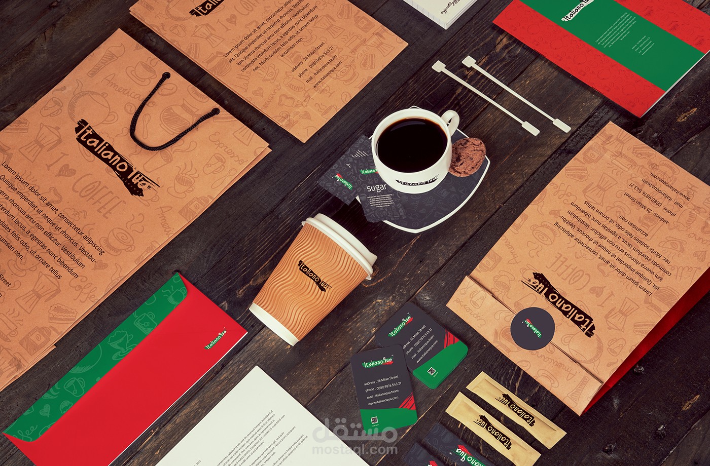 Italianoqua branding