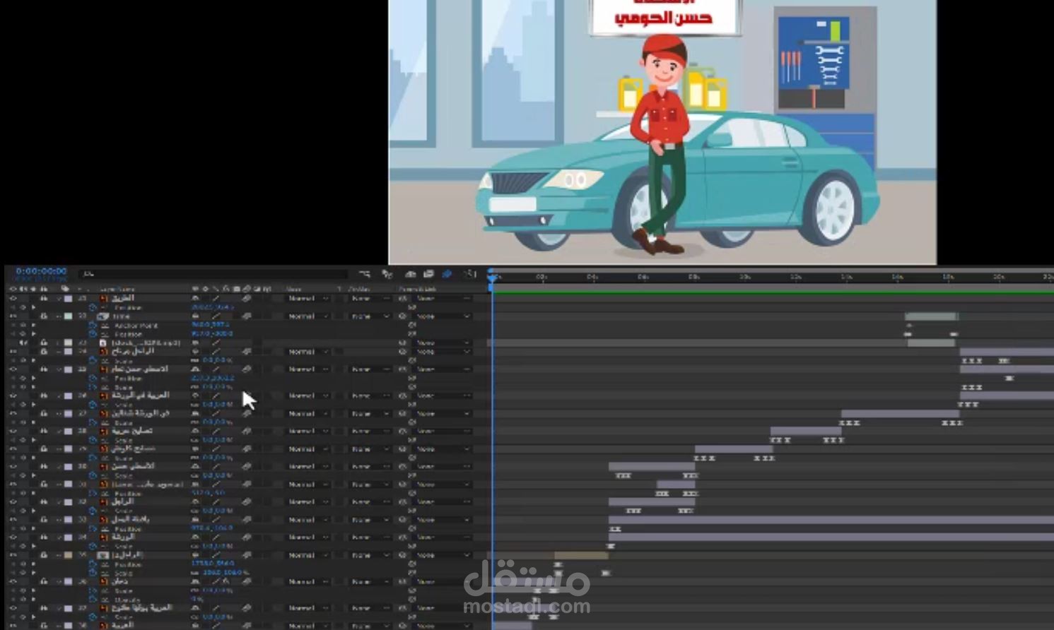 ورشة الاسطى حسن (إعلان موشن جرافيك)