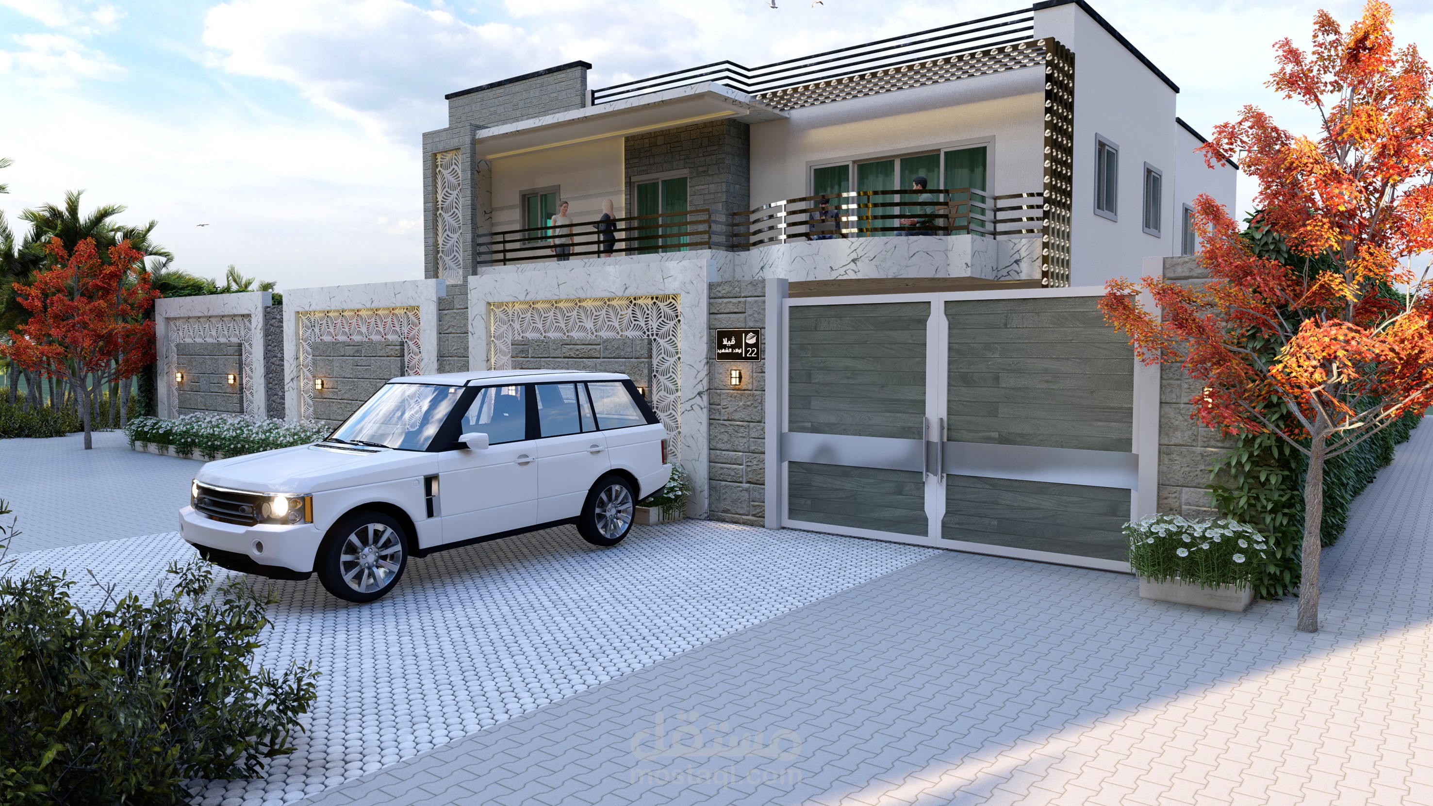 تصميم فيلا خارجي