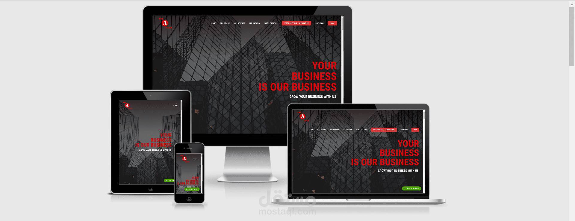 Wordpress: Amerteam Business Website