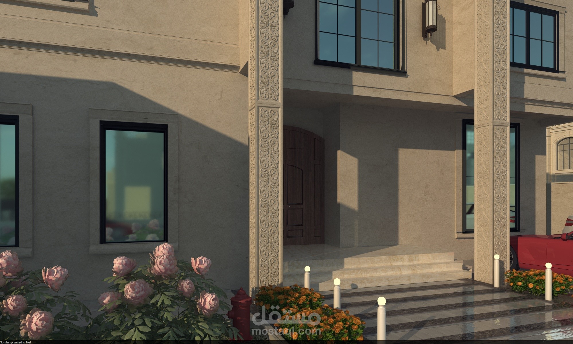 فيلا ا/محمد الريدانى التصميم الخارجى