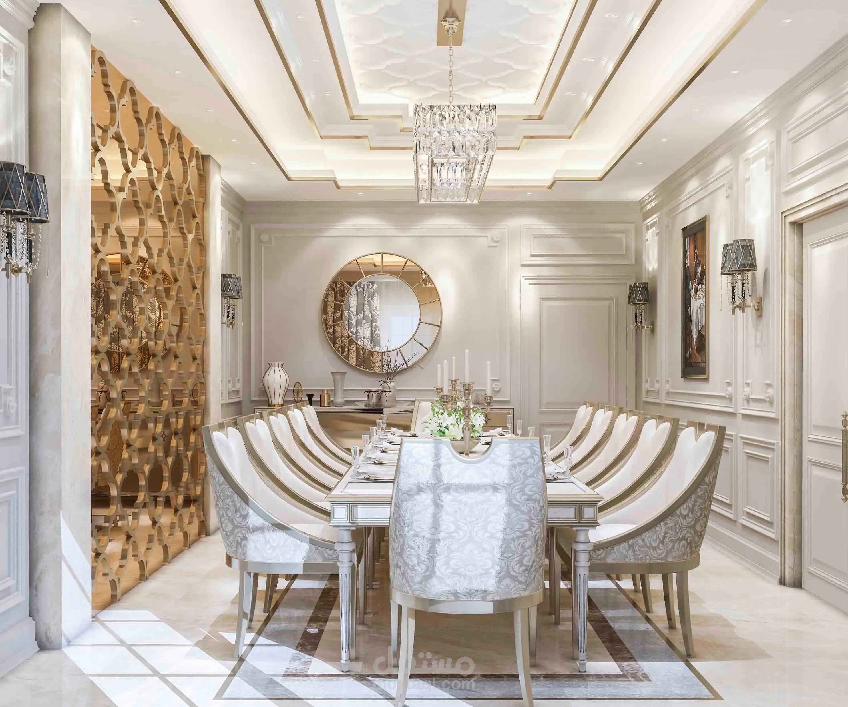 التصمم الداخلى لفيلا ا/محمد اسماعيل