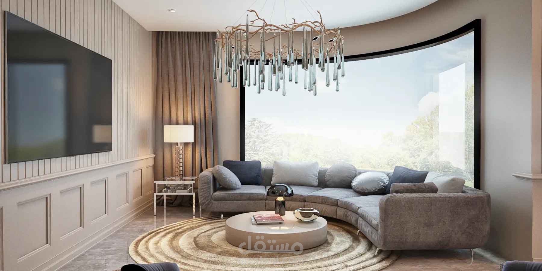 التصمم الداخلى لفيلا ا/على زهير