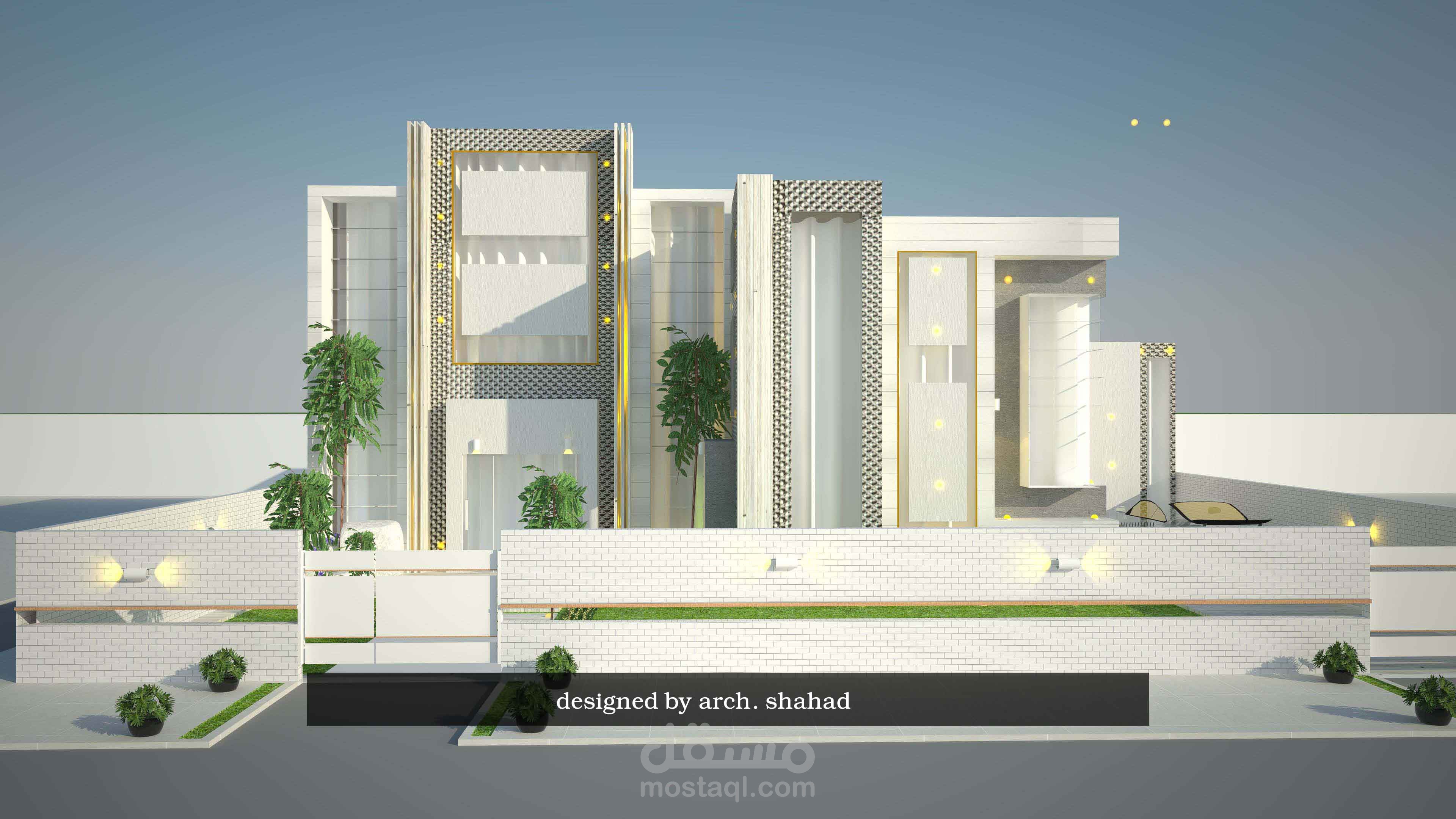 تصميم واجهة منزل