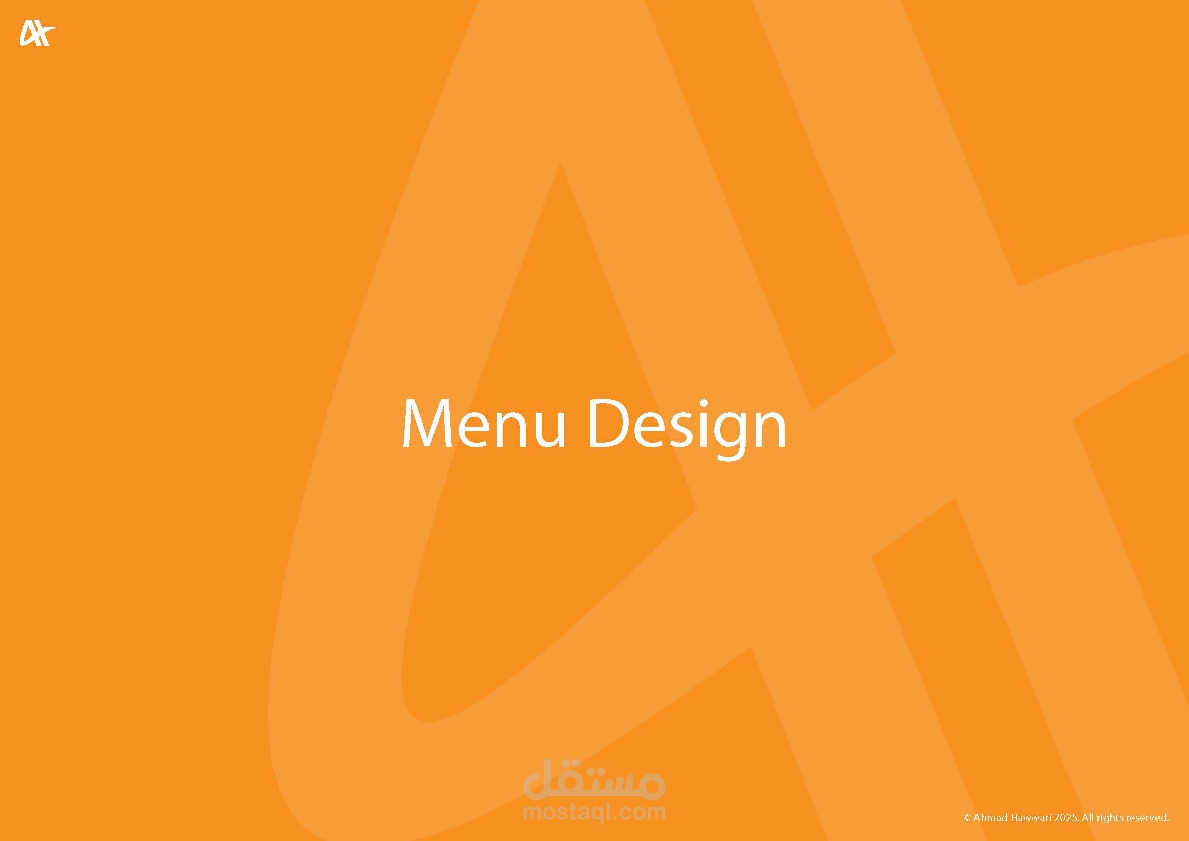 Menu Design