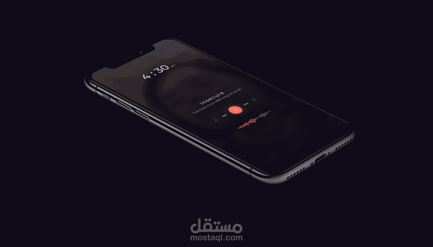 ios Music Player ui concept