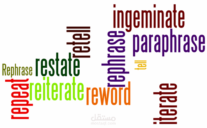 Paraphrasing