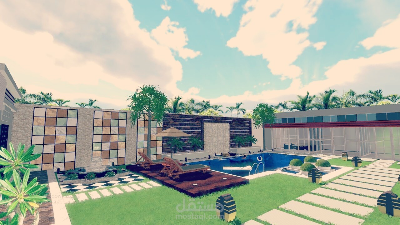 لاندسكيب لحدائق ومنتزهات واستراحات