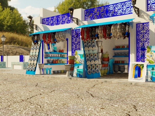تصميم خارجي بسيدي بوسعيد