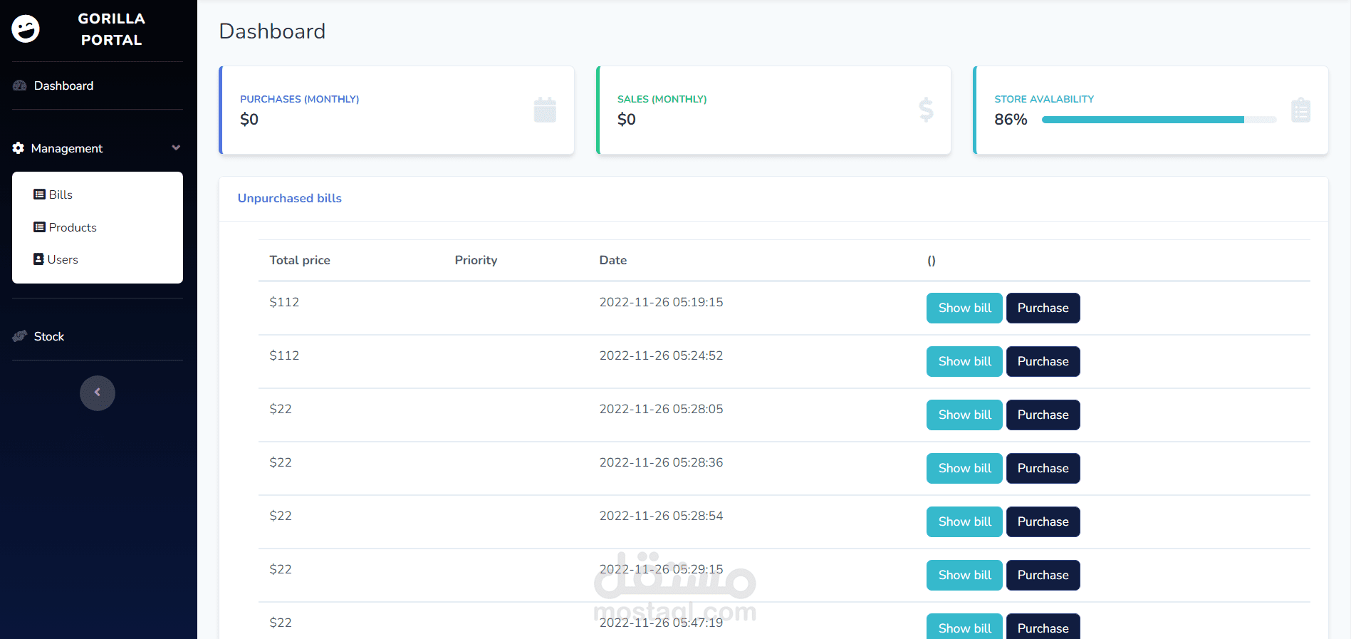 برمجة موقع لإدارة مطعم بإستخدام إطار عمل Laravel