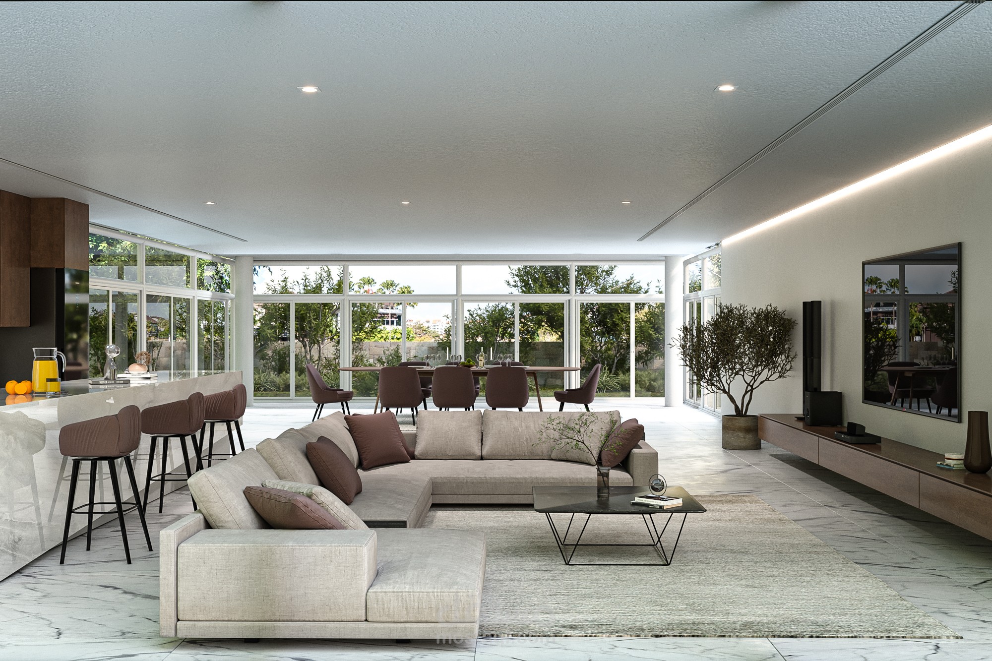 تصميم صالة استقبال