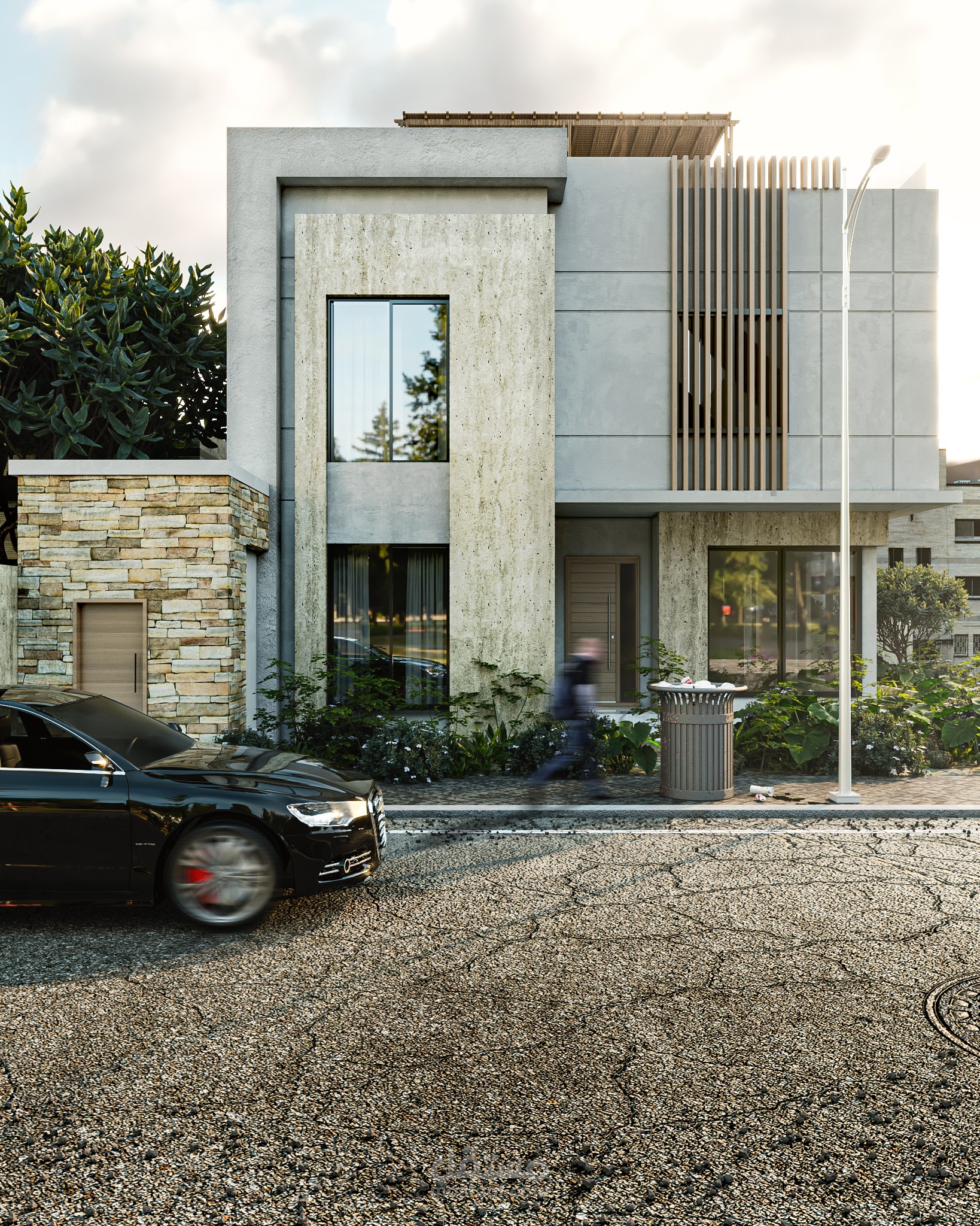 واجهة فيلا حديثة