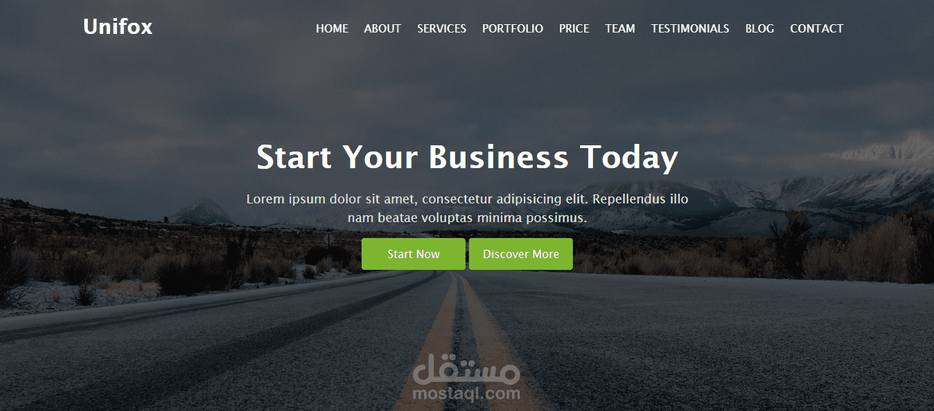 Responsive Landing Page