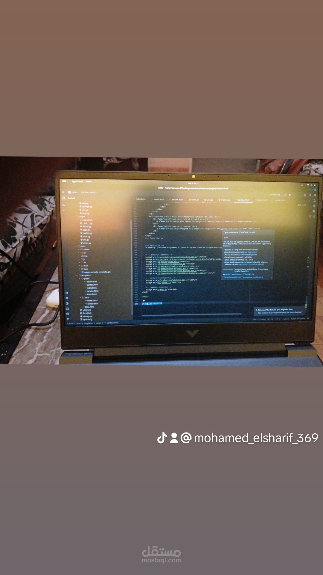 تصميم وتطوير مواقع ويب