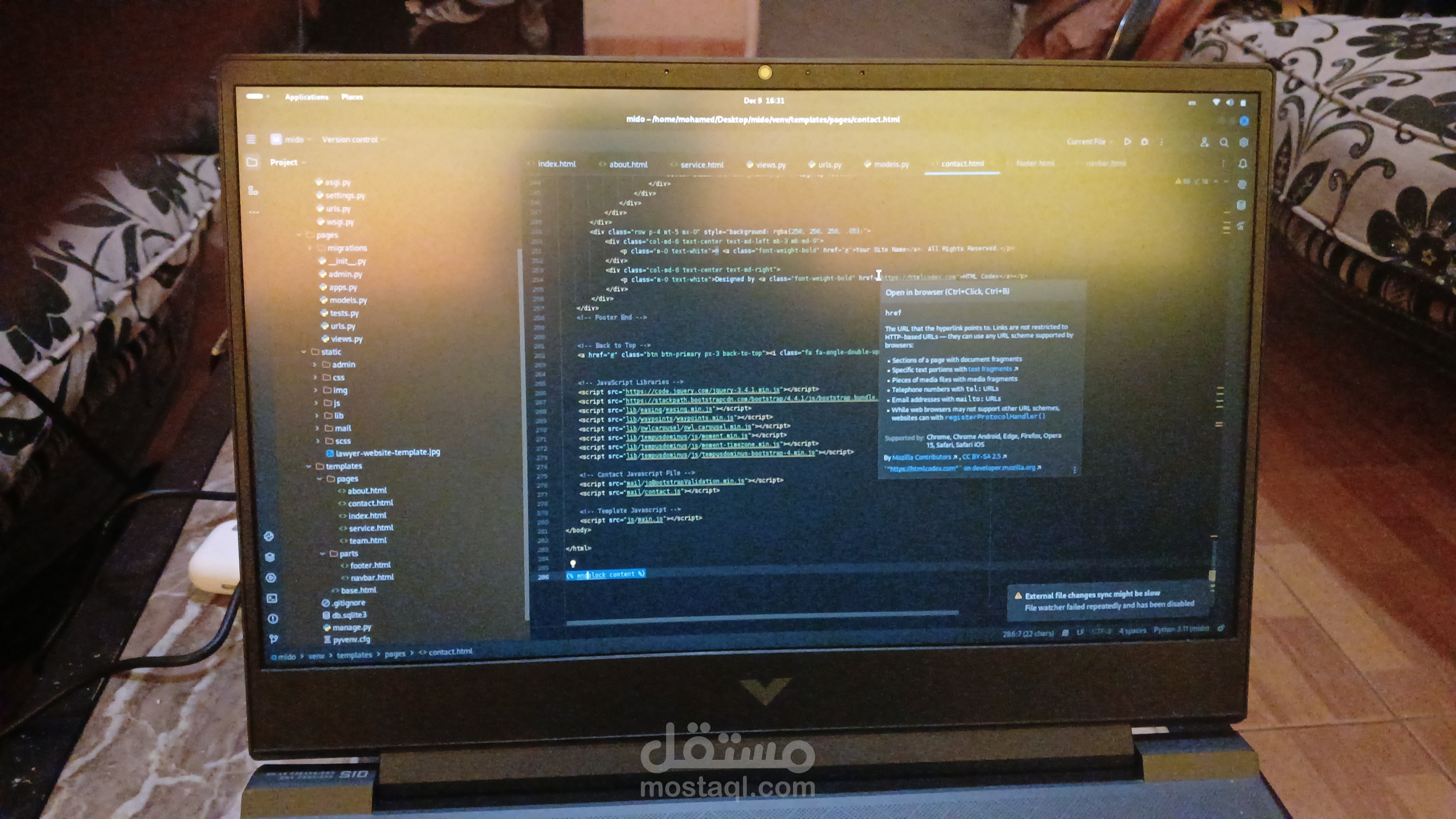 صميم وتطوير مواقع وتطبيقات الويب باستخدام لغة البرمجه بايثون وتحديدا بيئة العمل django-python وباستخدام لغة قوالب جانجو، tdl تم تضمين اكواد لغة البرمجه html والتنسيق باستخدام لغة البرمجه css والدينامكيه باستخدام لغة البرمجه Javascript