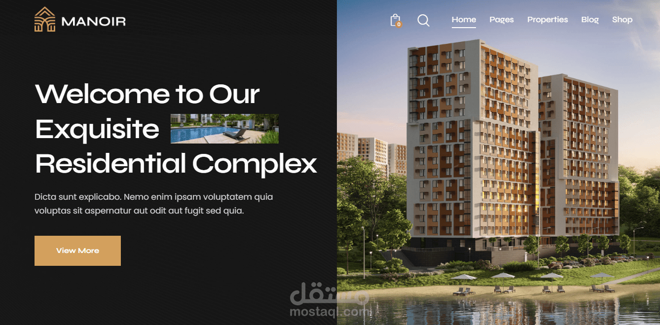 مواقع احترافيه ( wepsites Real Estate)