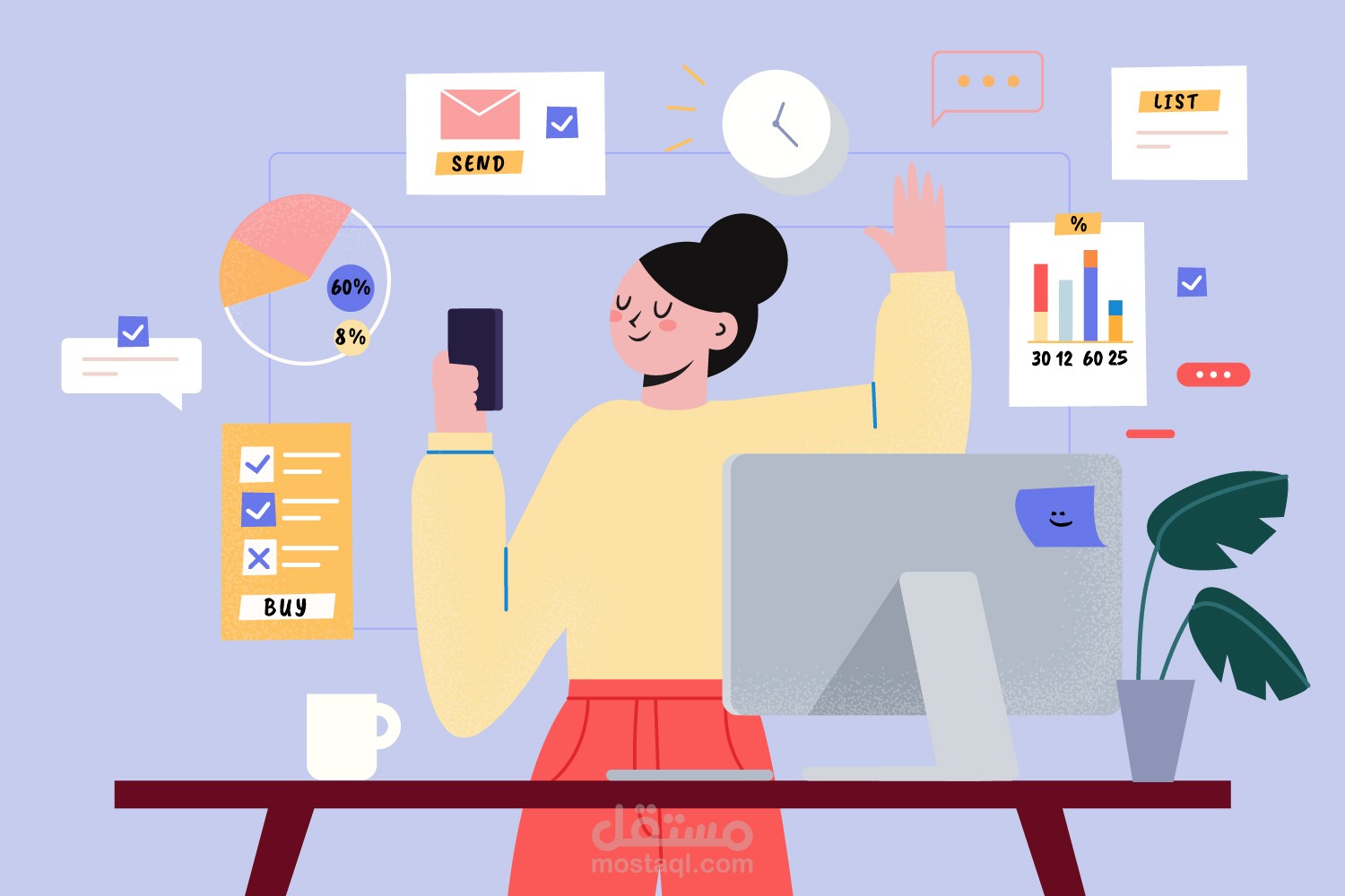 Motion graphics Character