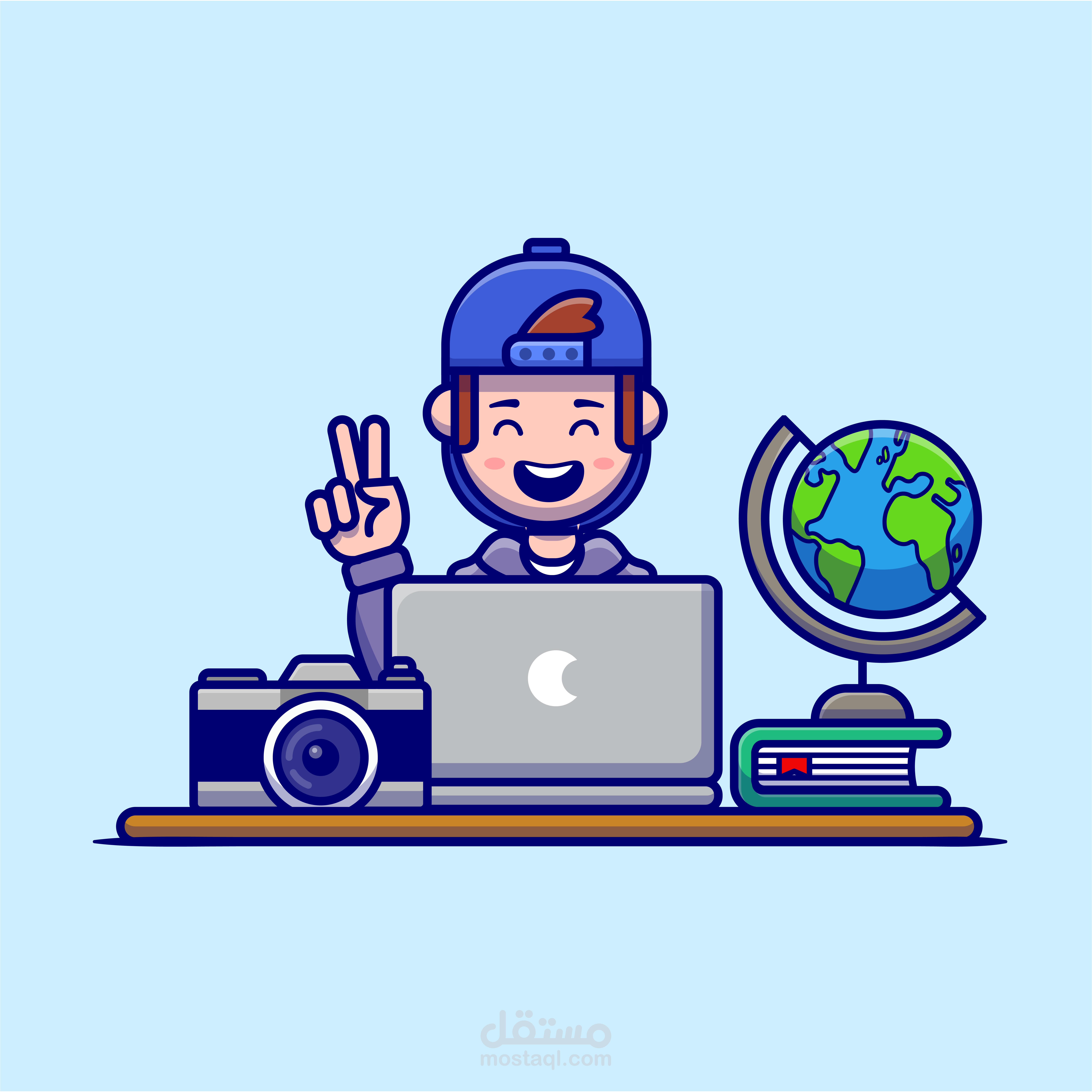 Motion graphics Character