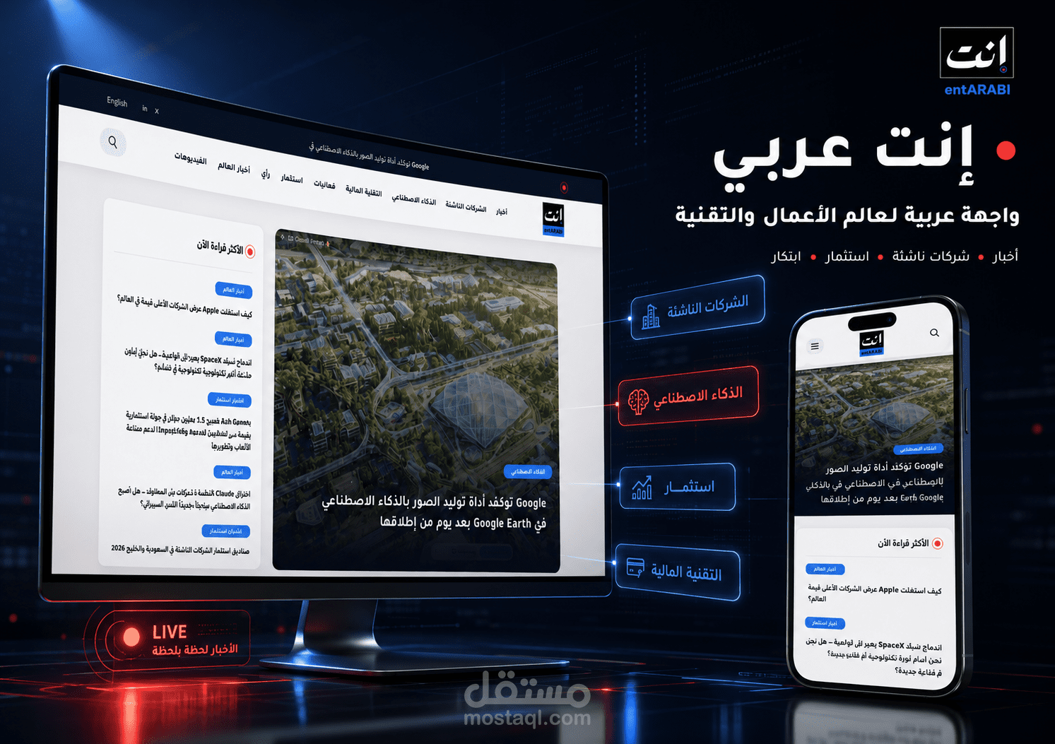 منصة إعلامية لعالم الأعمال والتقنية