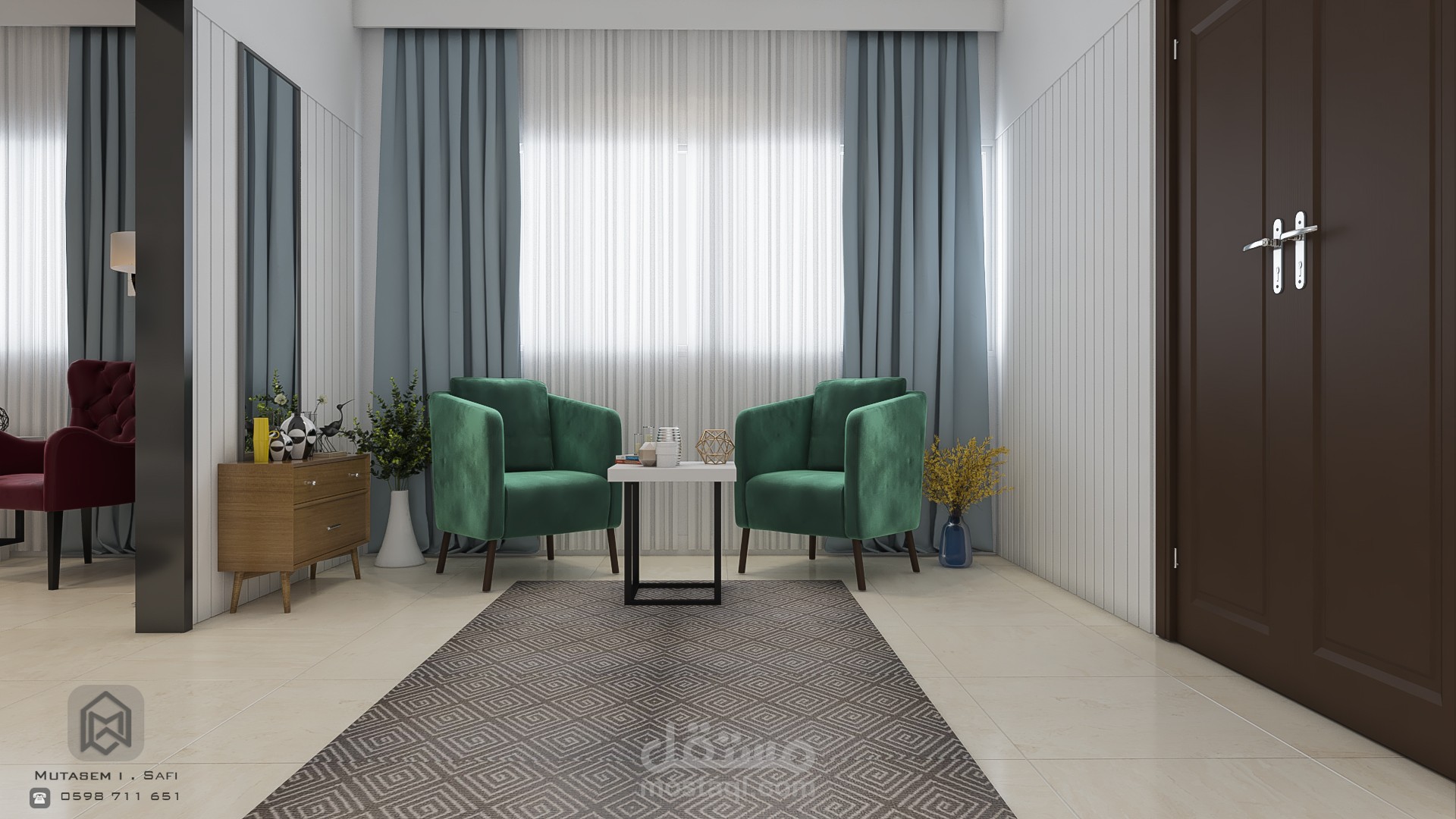 بيت سكني بتصميم مختلف