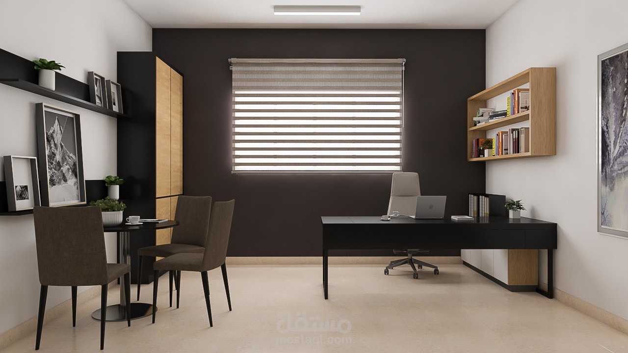 تصميم شركة و مكاتب موظفين