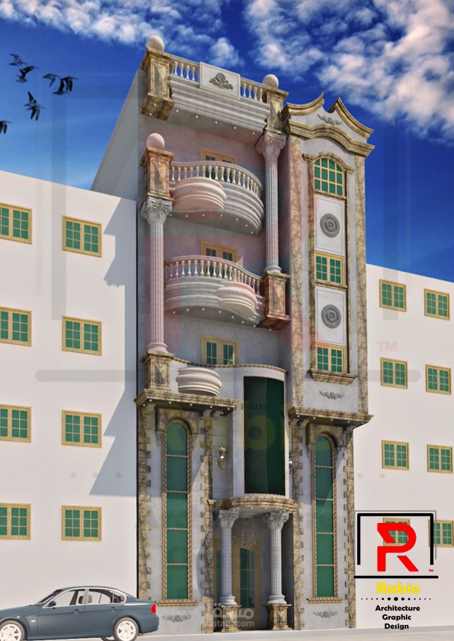 Classic Commercial residential building in Damietta