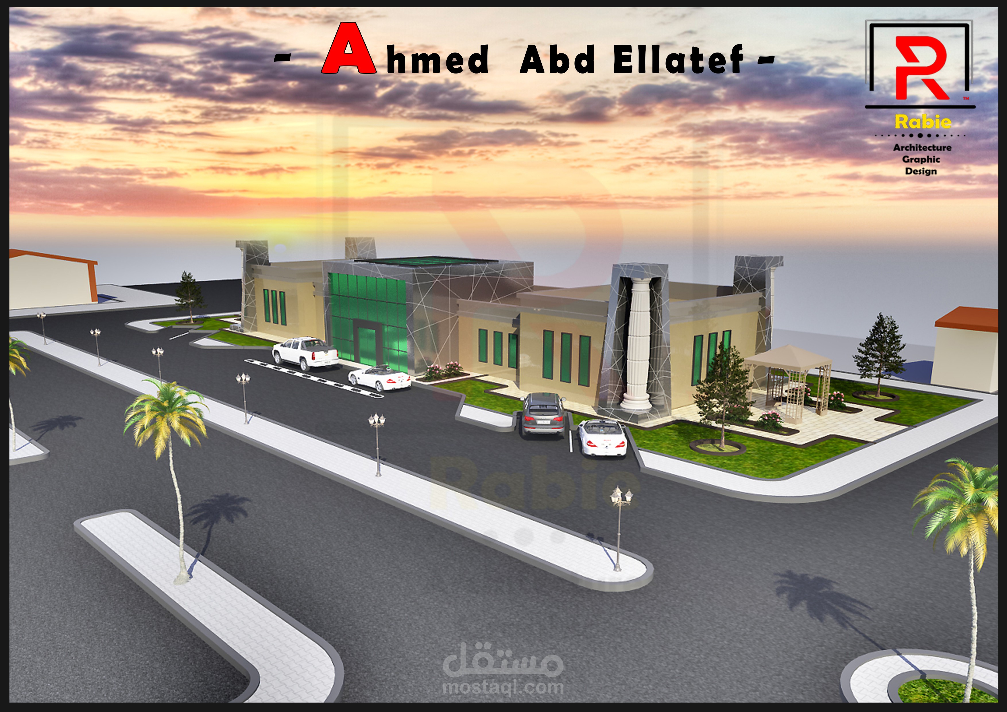 Administrative building with neo-pharaonic style in SINAI city