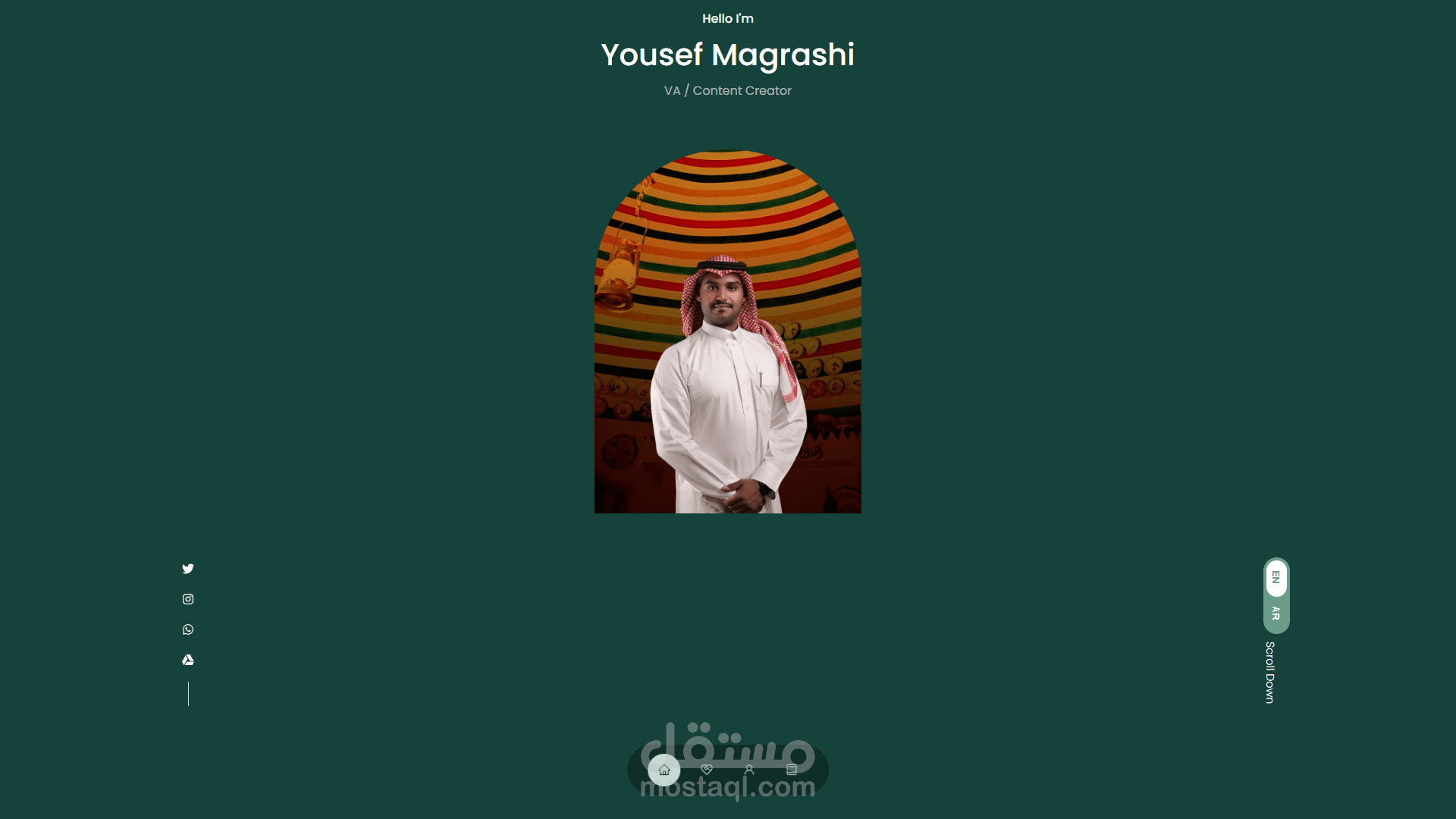 a freelancer portfolio