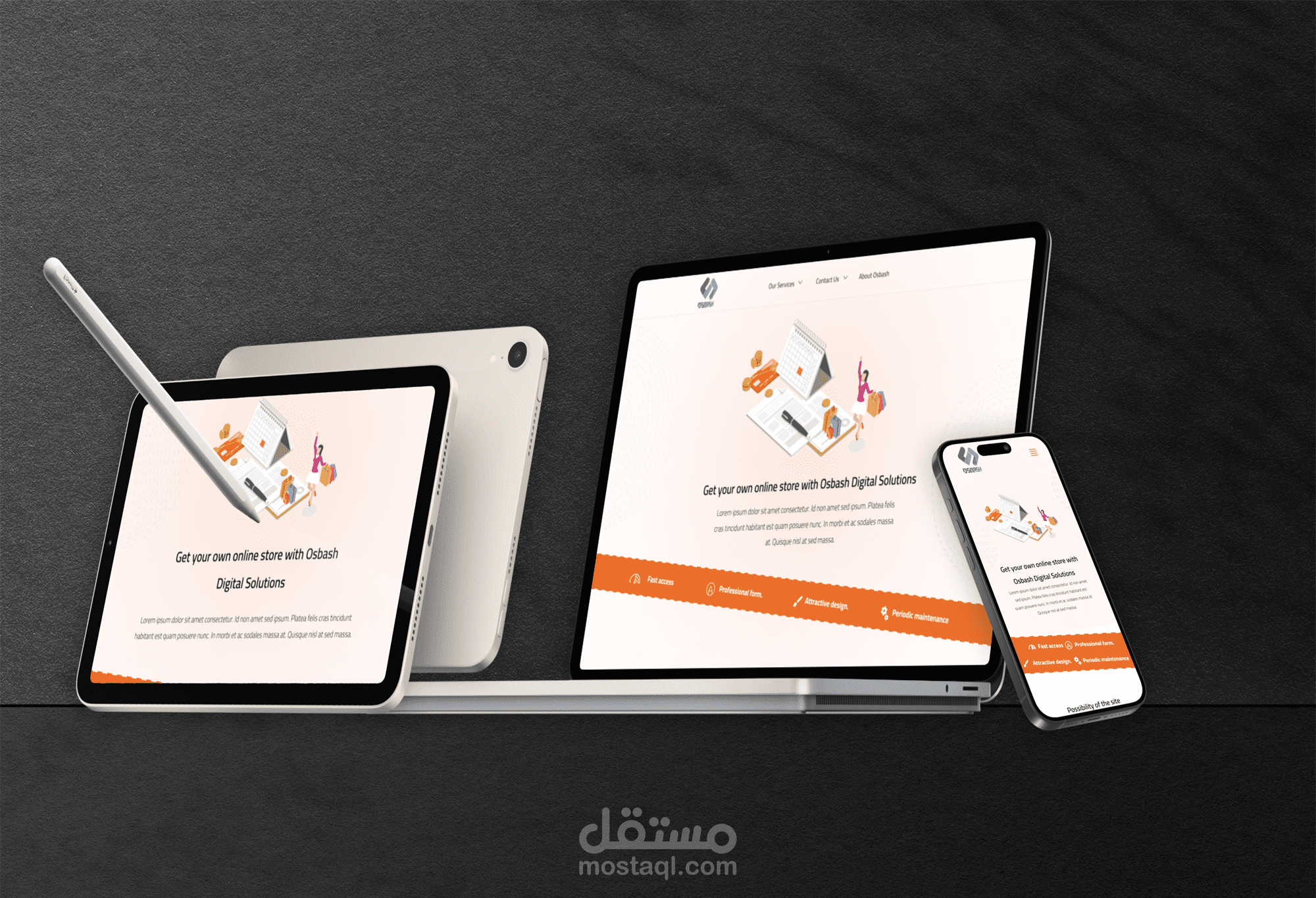 landing page | E-commerce service