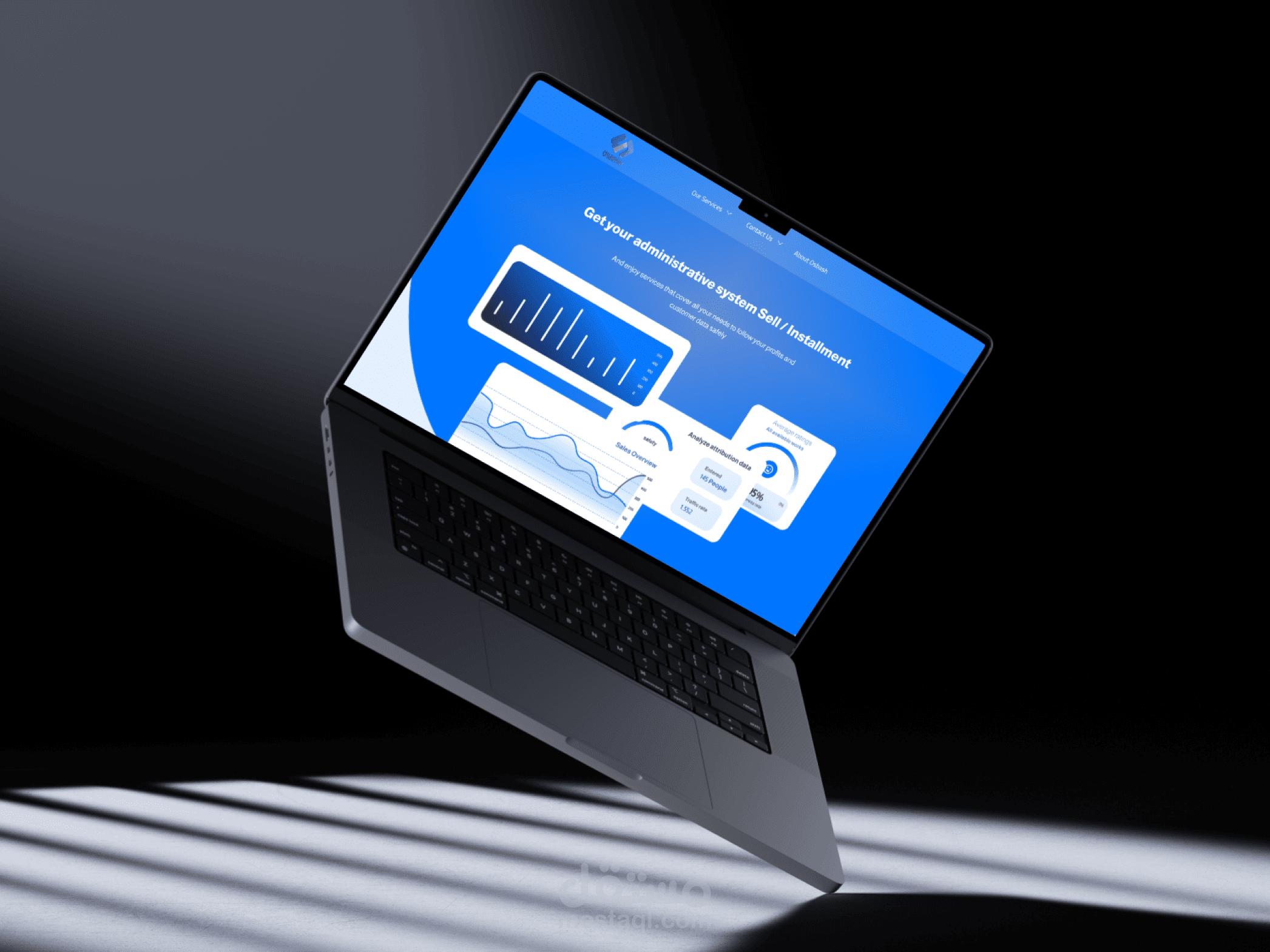Landing Page administrative system Sell / Installment