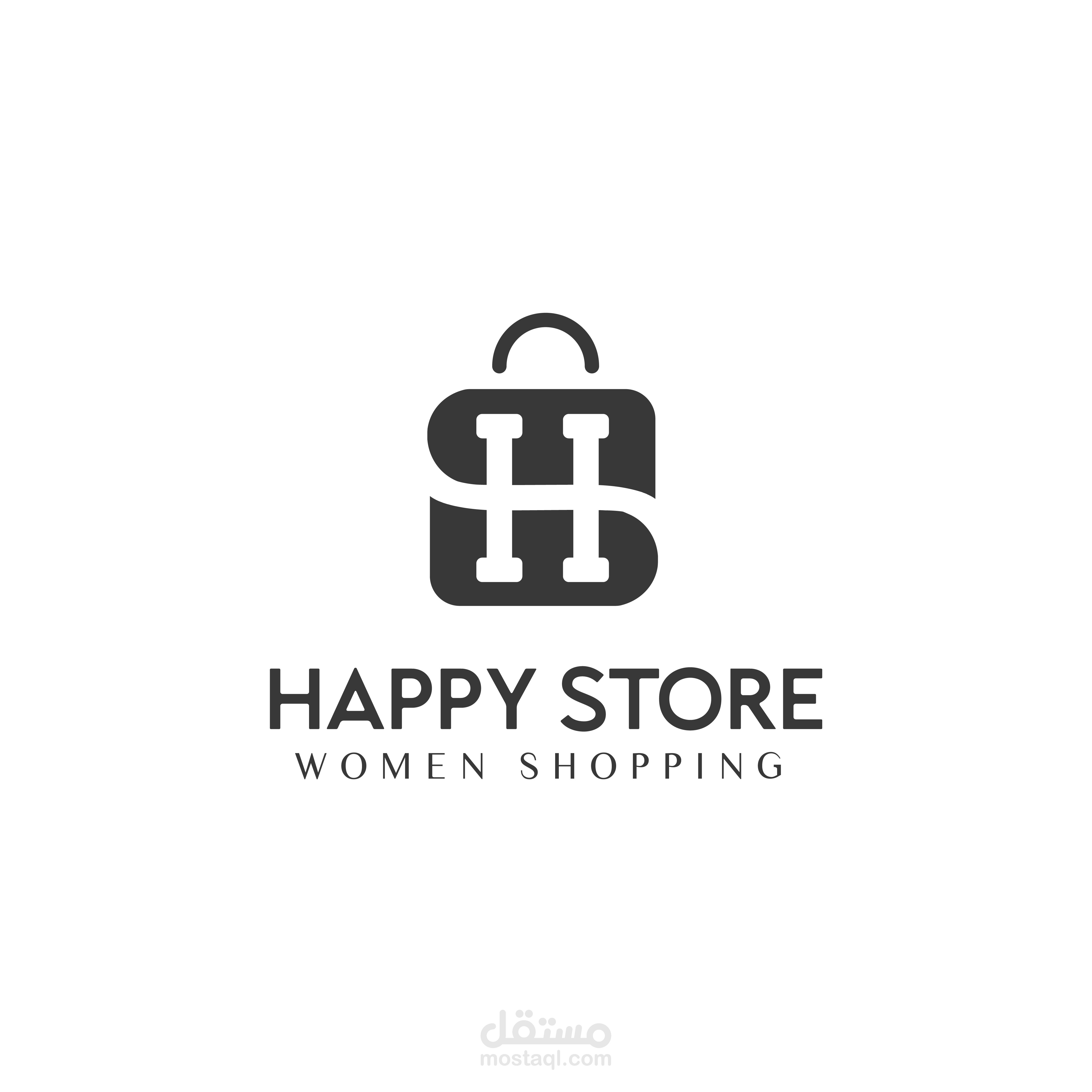 لوغو لمتجر هابي (happy)