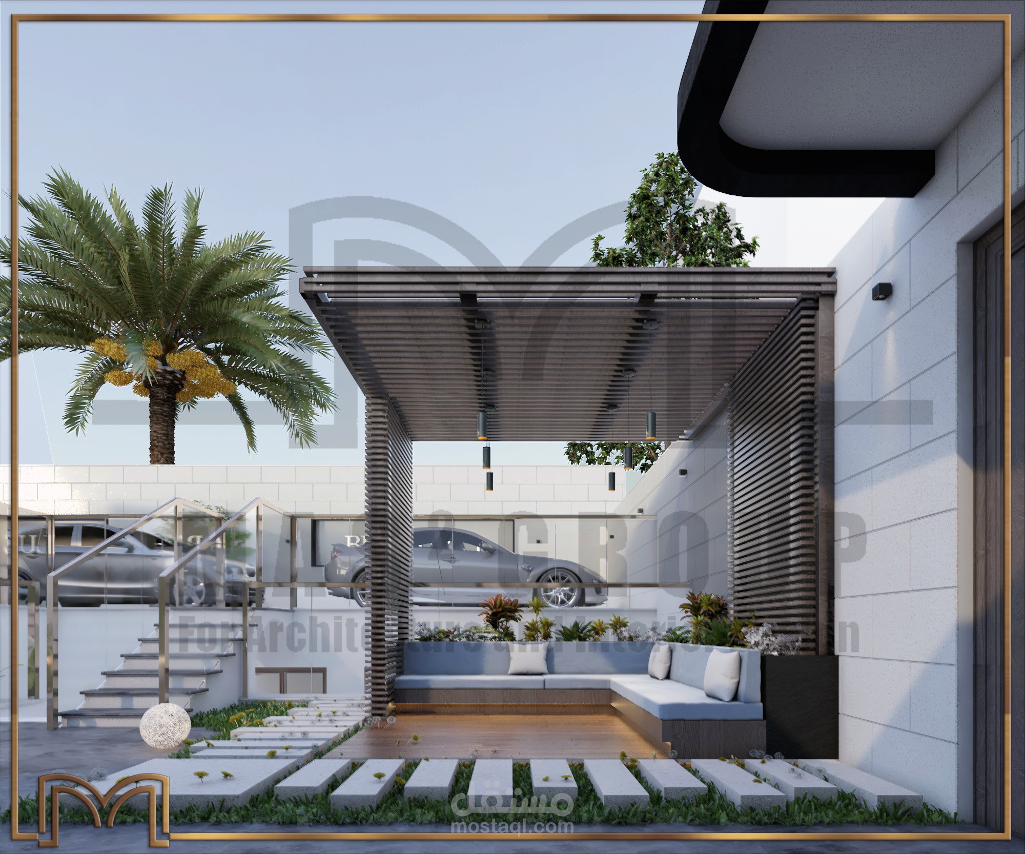 Our Work in Exterior Design - Beauty Clinic Garden