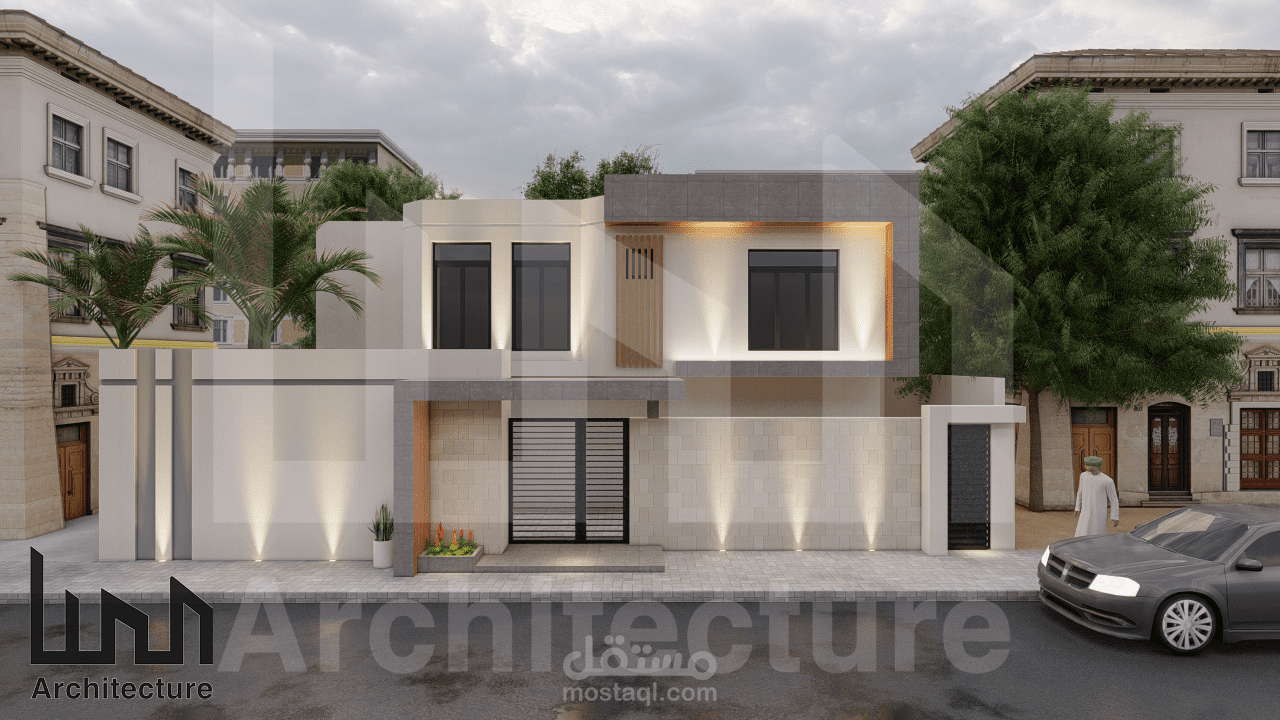 ترميم واجهة فيلا