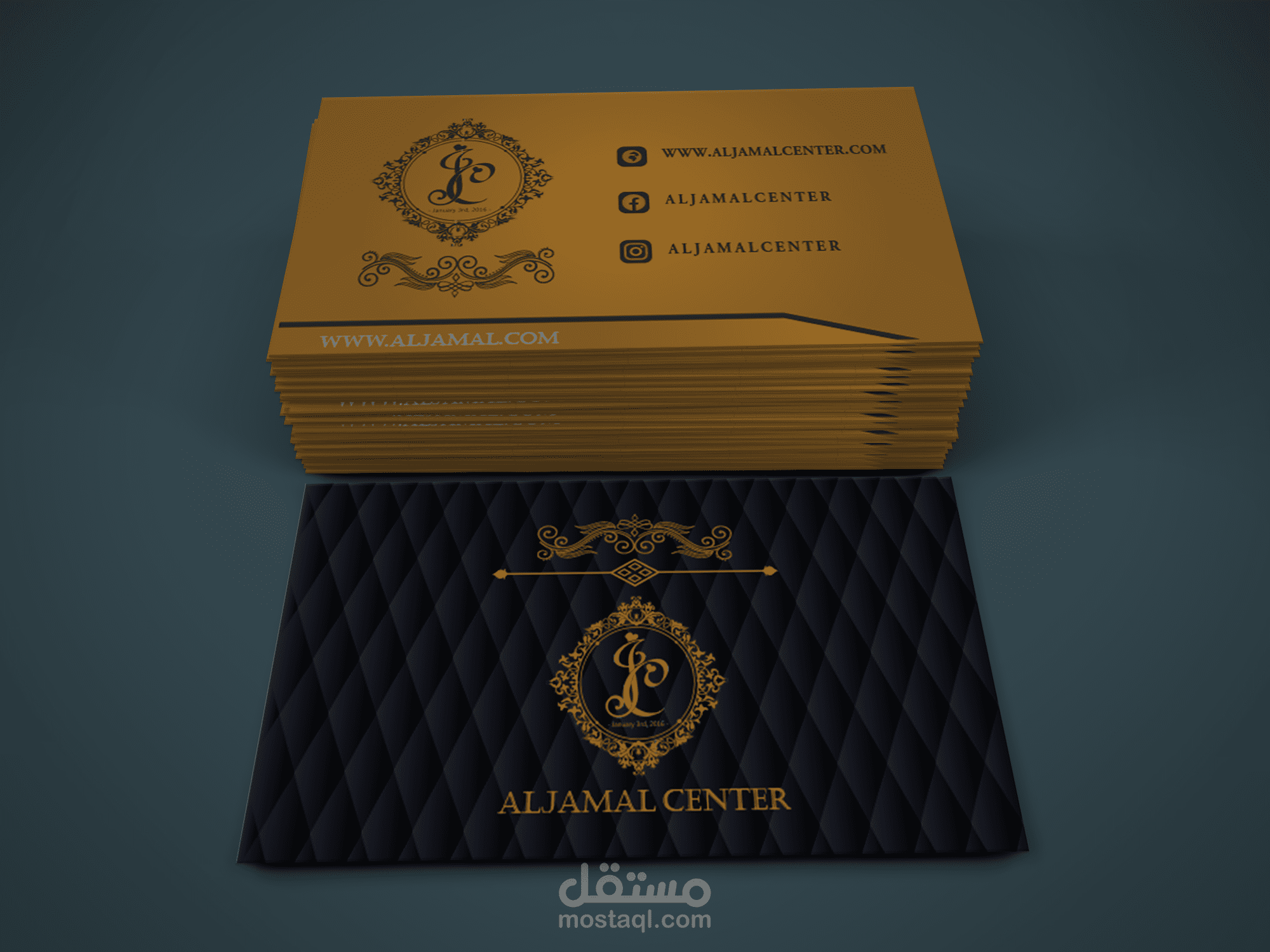 تصميم بطاقة اعمال