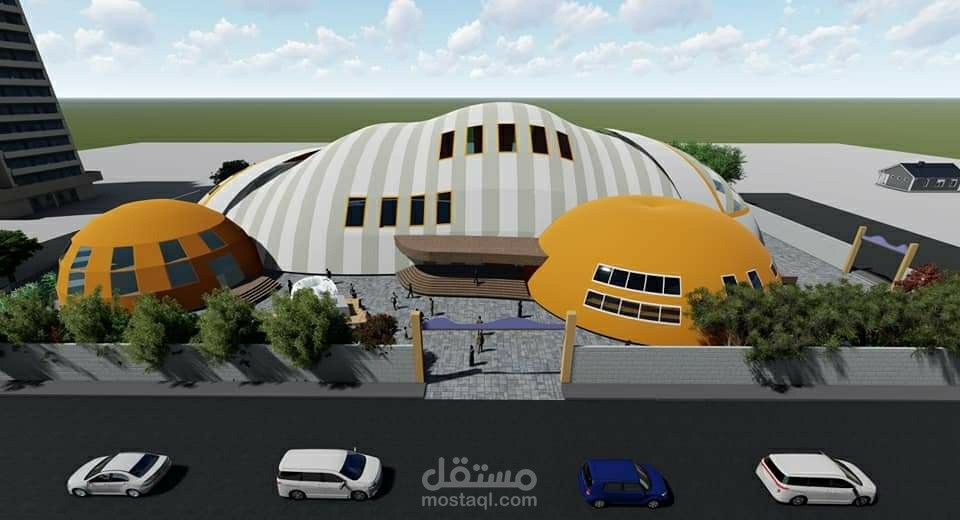 تصميم مركز ثقافي