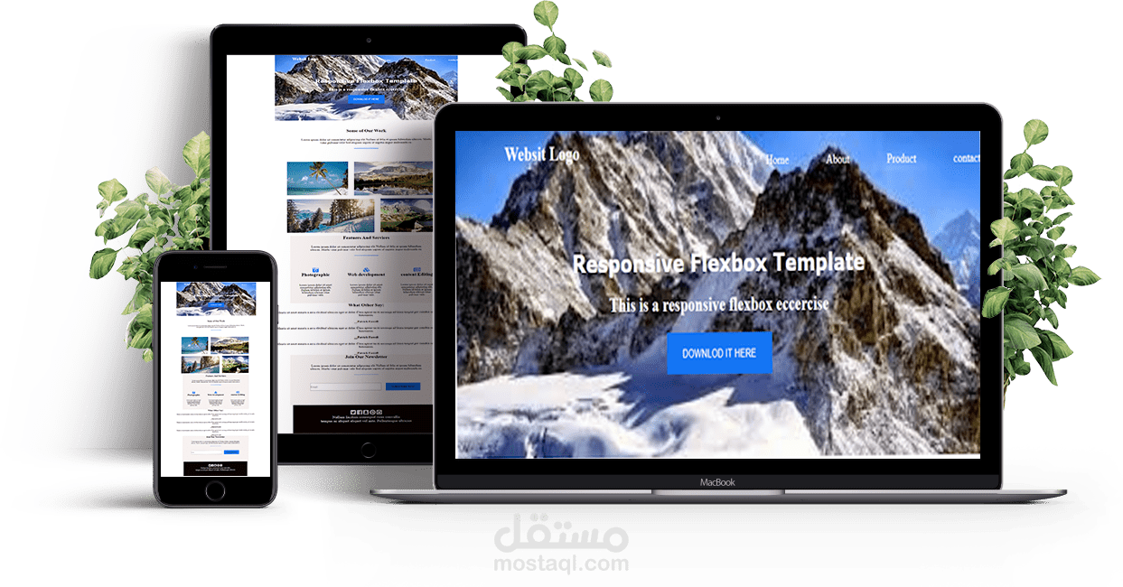 تصميم موقع الكتروني