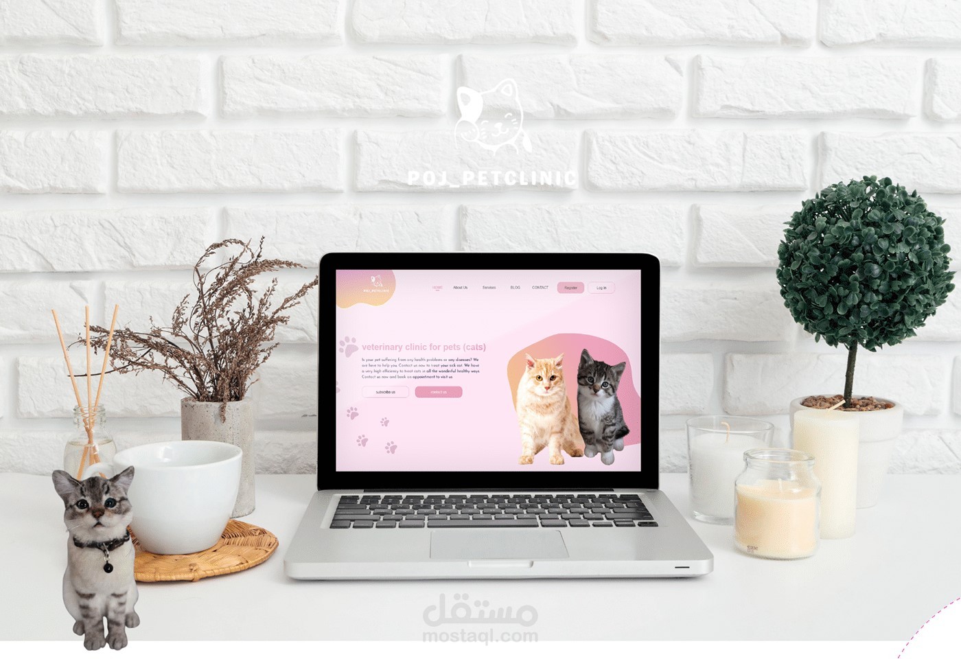 landing page A veterinary clinic