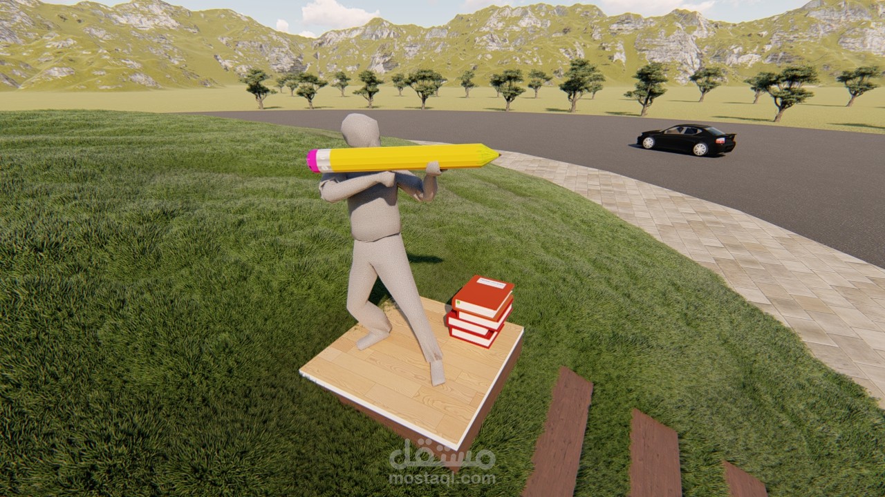 تصميم شخصية 3D