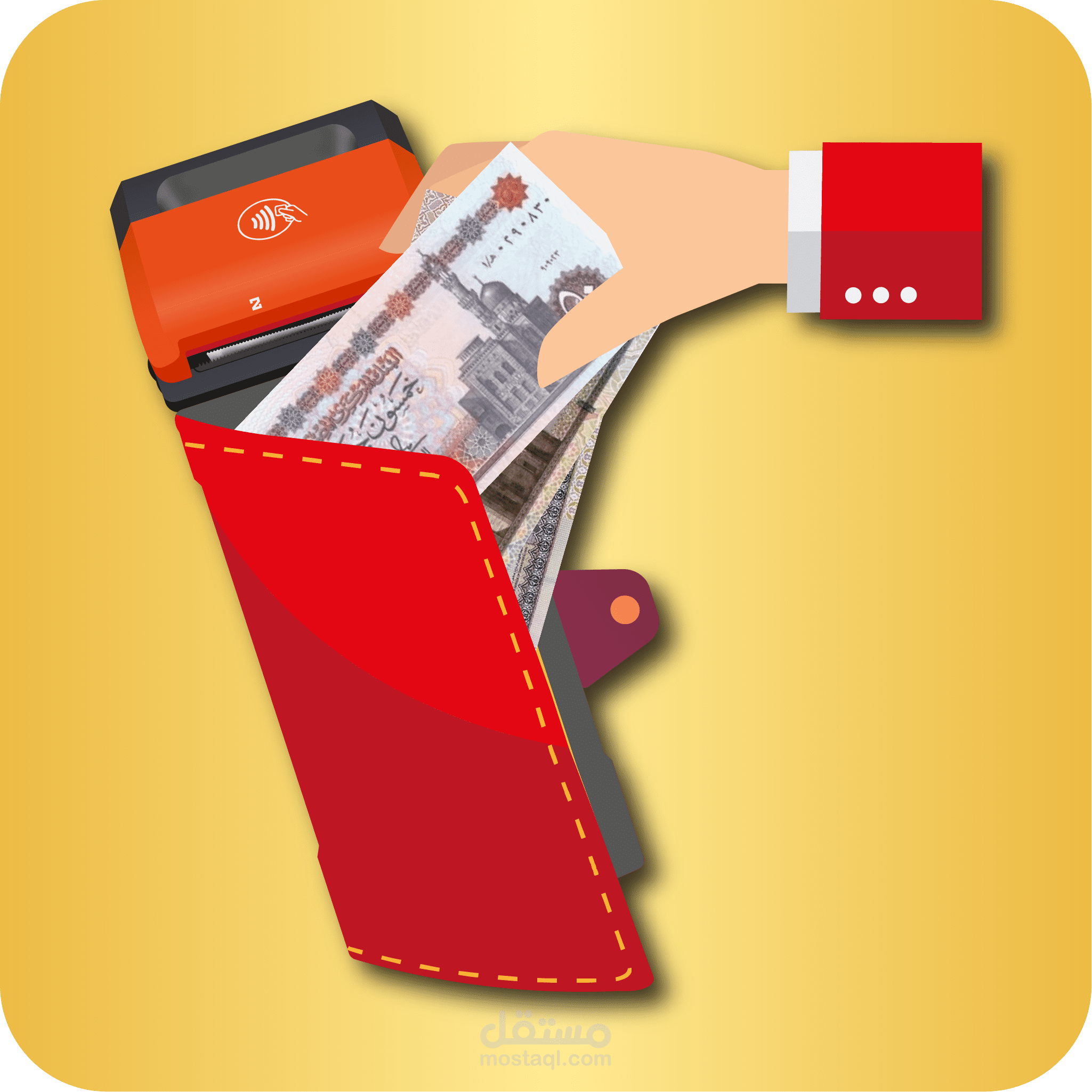 تصميمي لأيقونات تطبيق اشحنلي