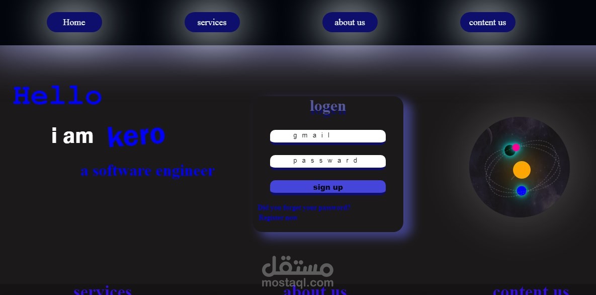 "حوّل أفكارك إلى واقع مع تصميم واجهات متميزة!"